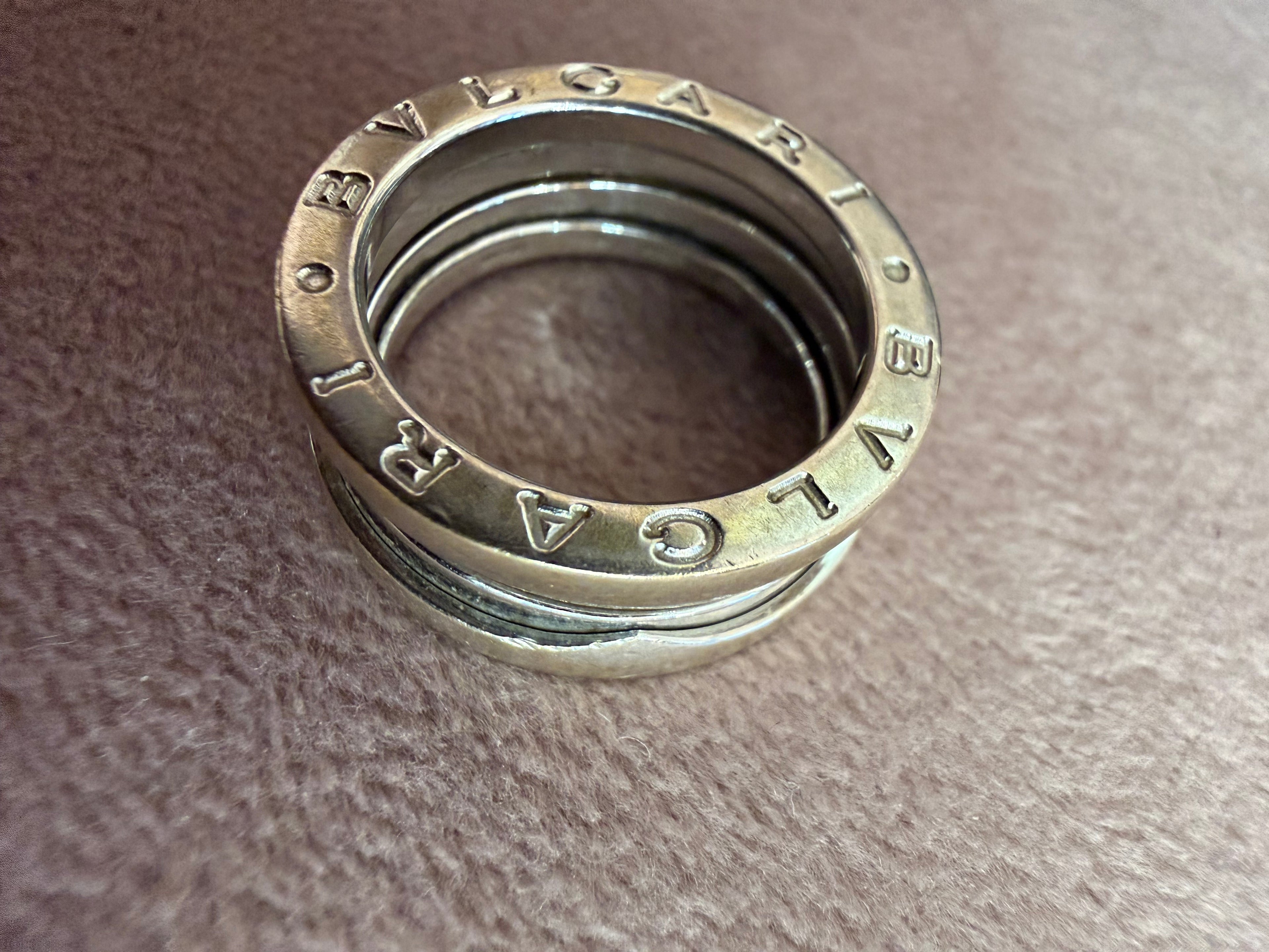 Anello B-zero oro bianco Bvlgari