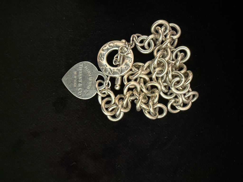 Collana Tiffany heart tag toggle