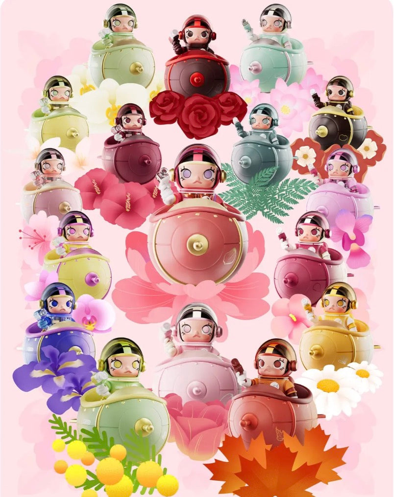 Labubu Molly Blooming Margherita gialla, lim. Edition Italia