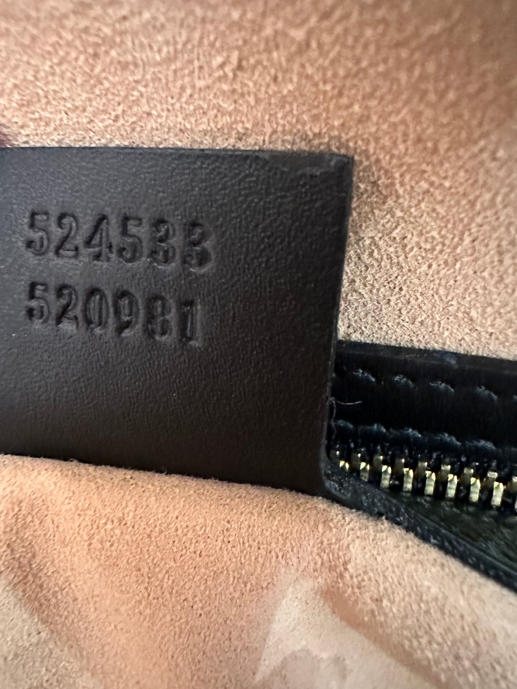 Borsa Gucci Ophidia medium black suede