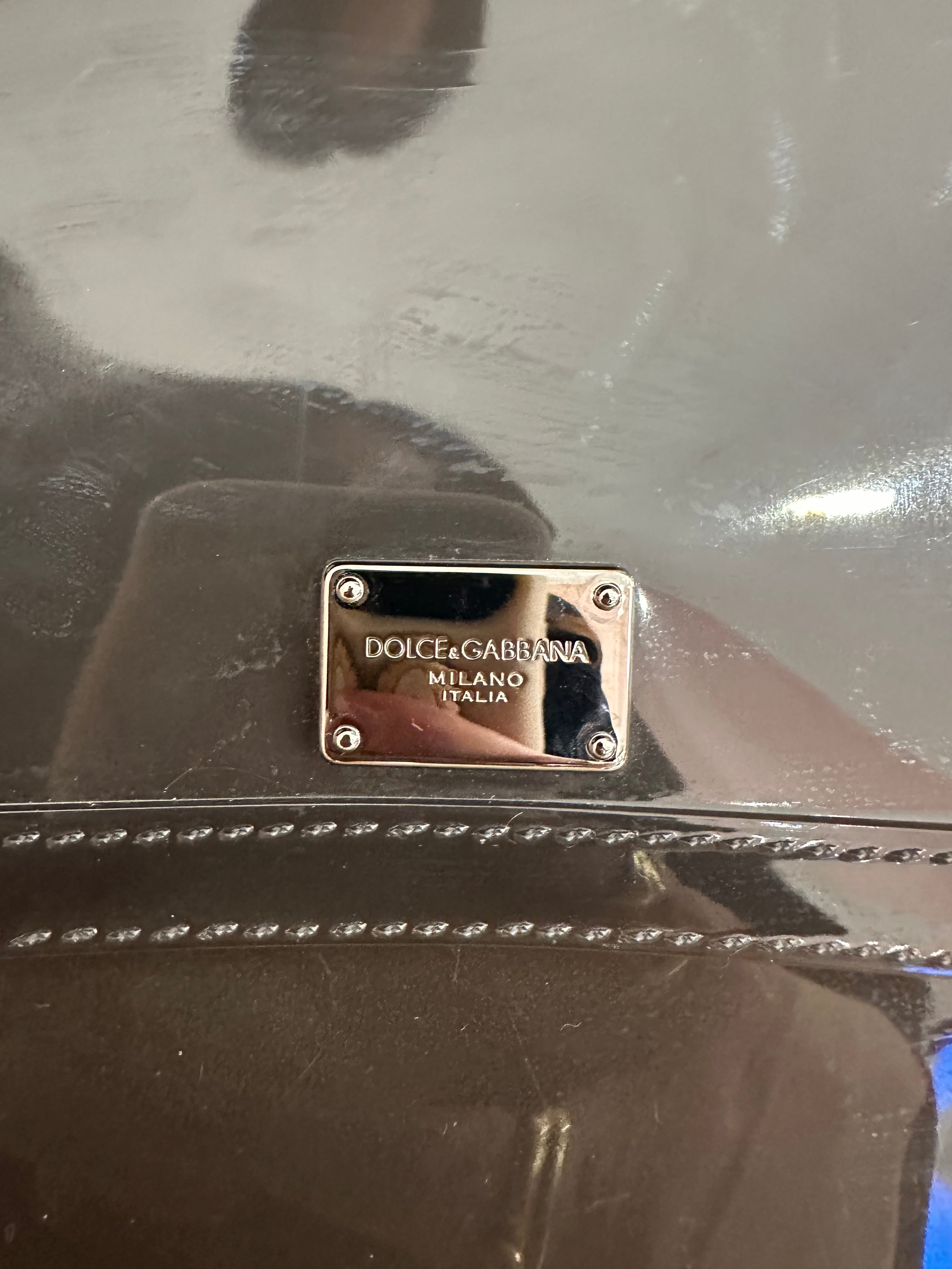 Borsa Miss Sicily Dolce e Gabbana grigia