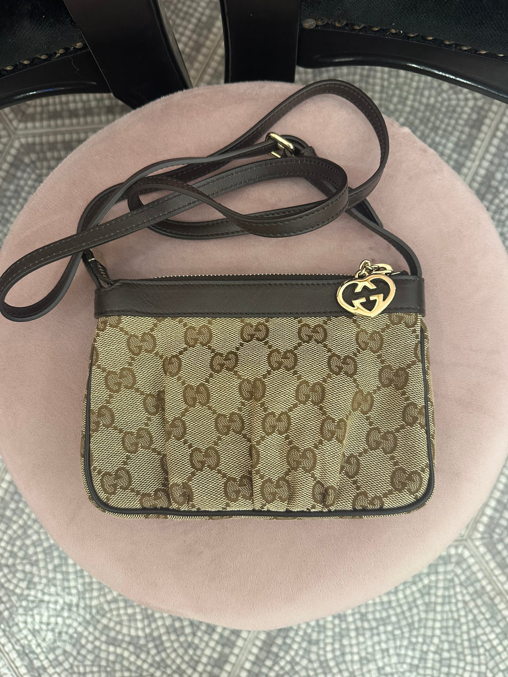 Borsa Gucci mini bag tracolla cuore