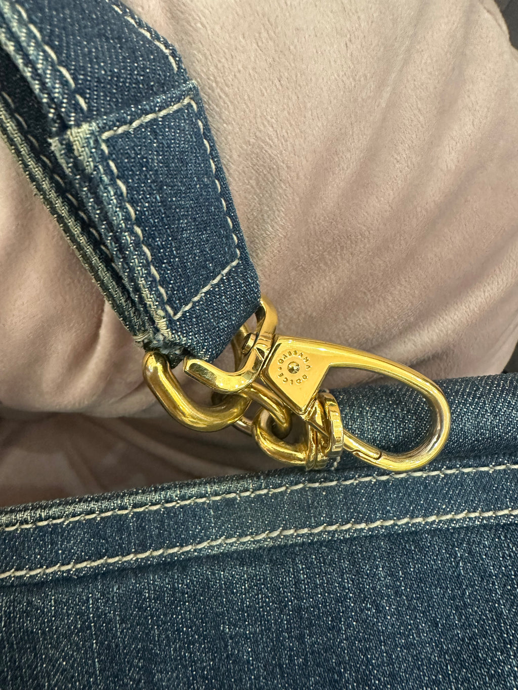 Borsa Miss Sicily in jeans Dolce e Gabbana