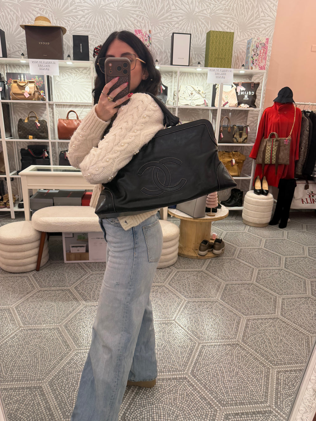 Borsa Chanel Soho east west maxi size