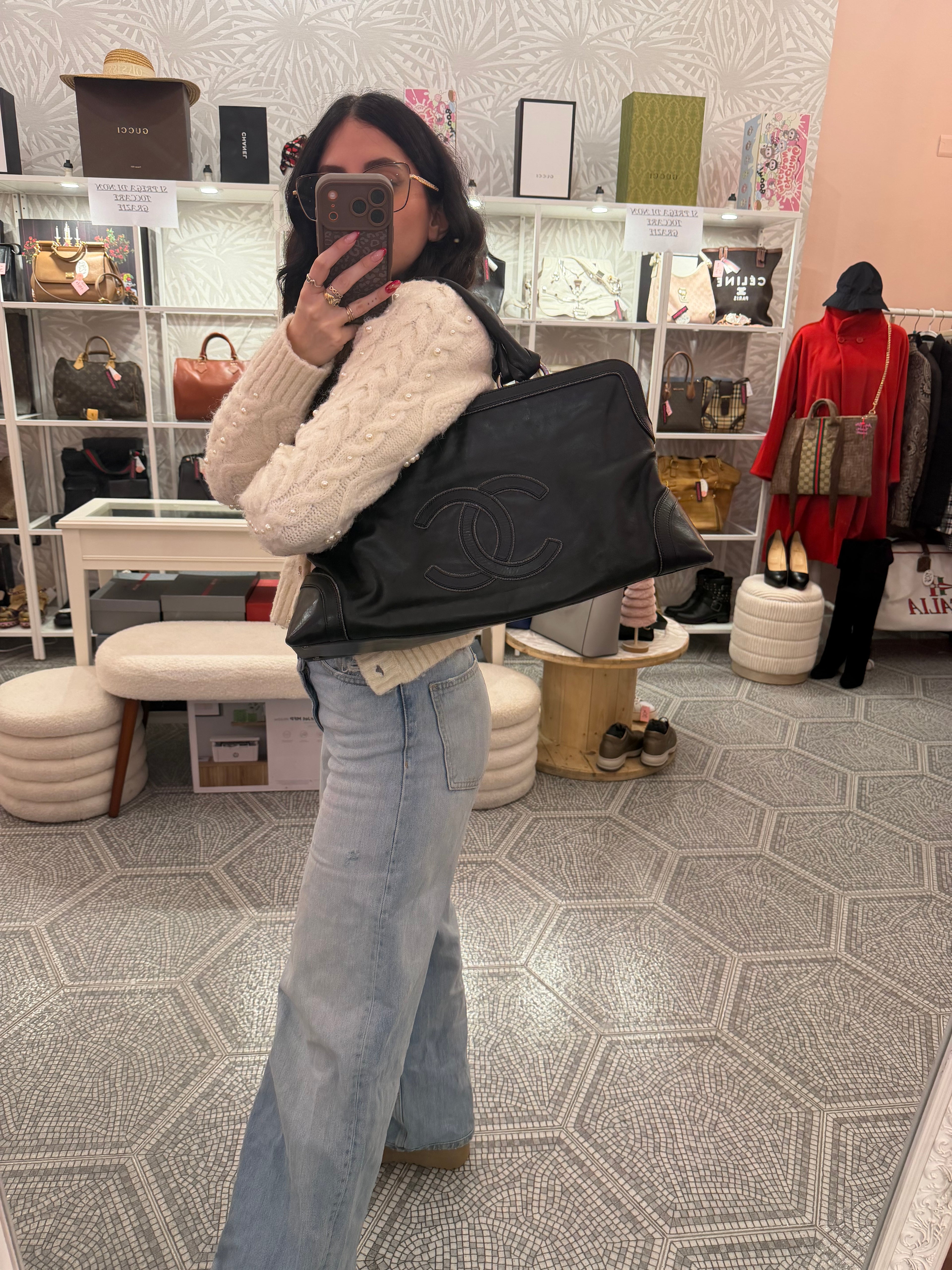 Borsa Chanel Soho east west maxi size