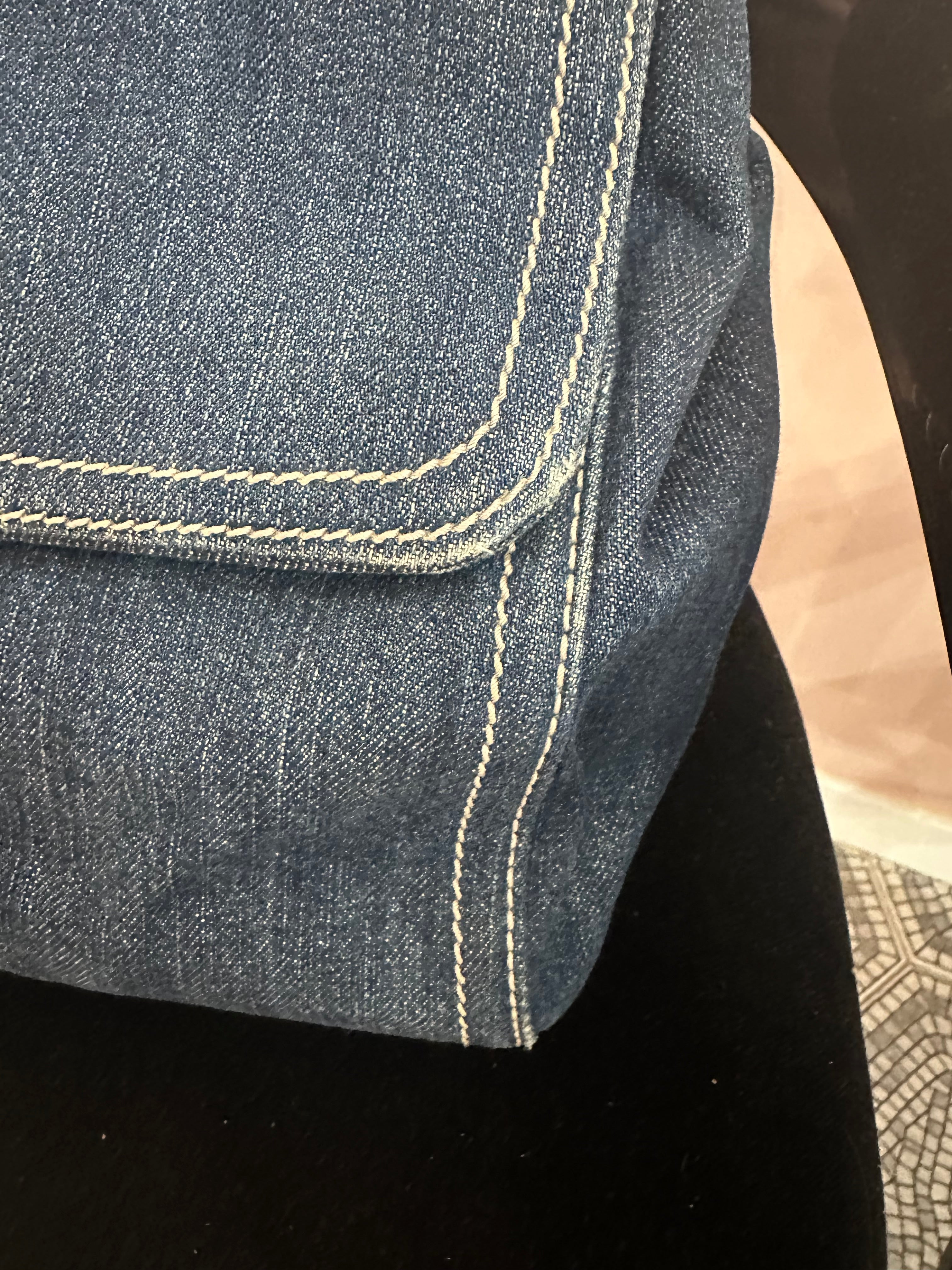 Borsa Miss Sicily in jeans Dolce e Gabbana