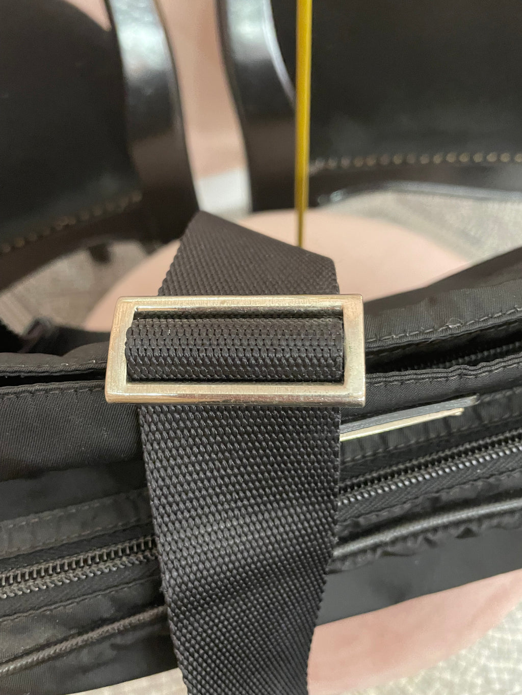 Borsa Tracolla Prada uomo tela nylon nera