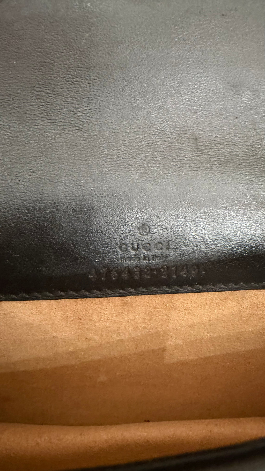 Borsa Gucci Dionysus mini suede nera