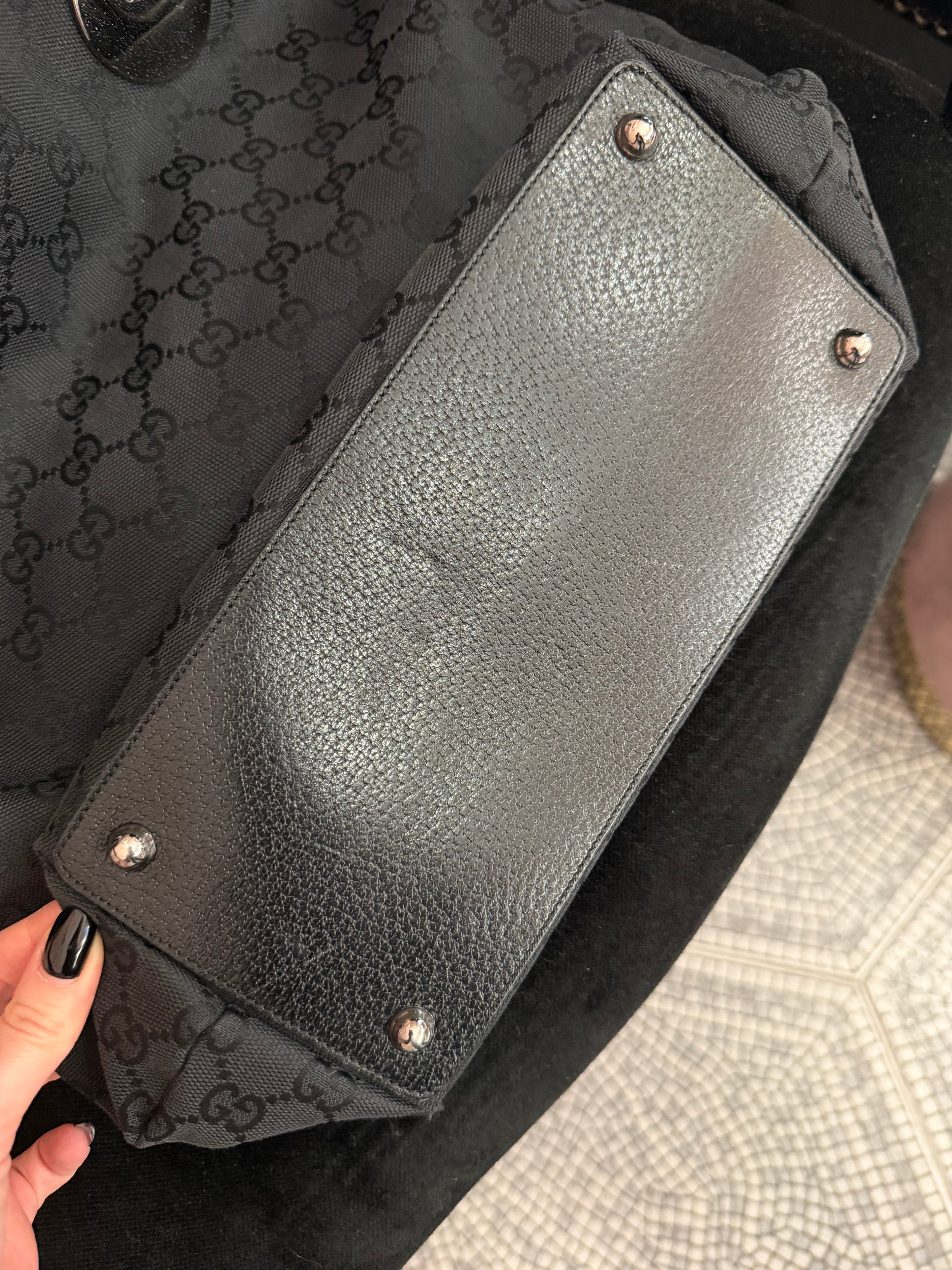 Borsa Gucci eclipse vertical nera big size