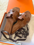 Sandali Hermès Oran gold
