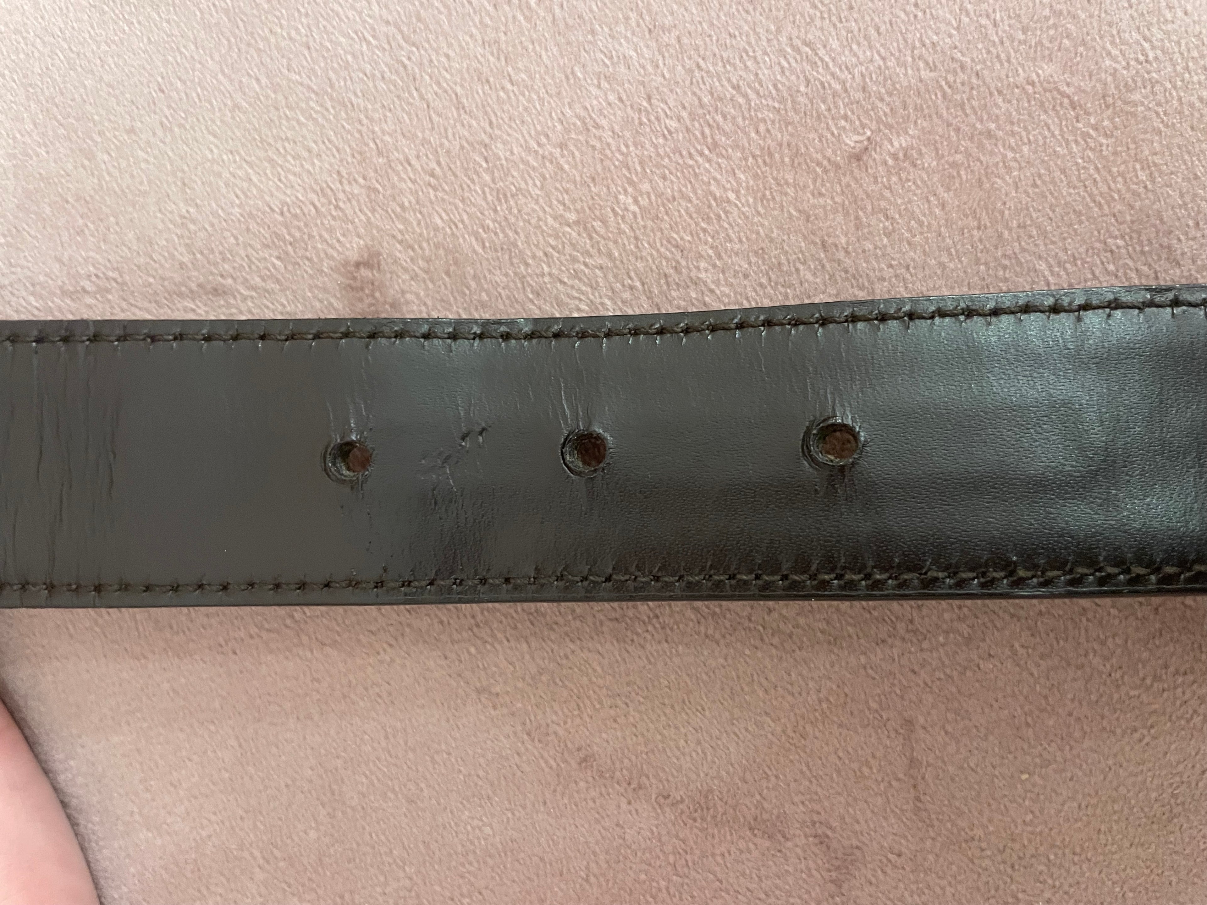 Cintura Gucci interlocking marrone