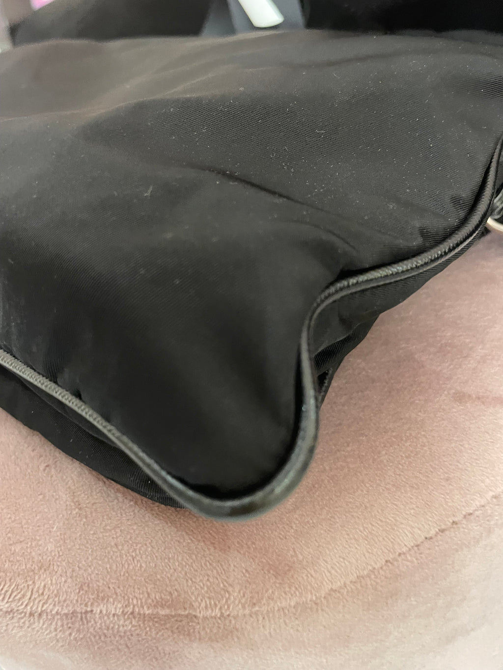 Borsa Tracolla Prada uomo tela nylon nera