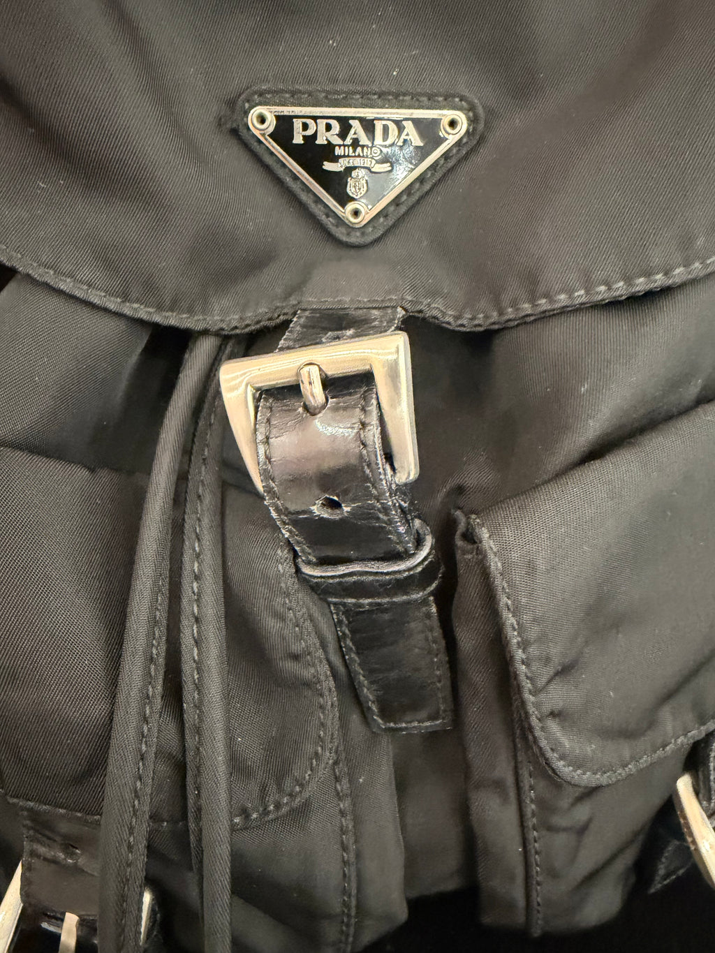 Zaino Prada nero nylon