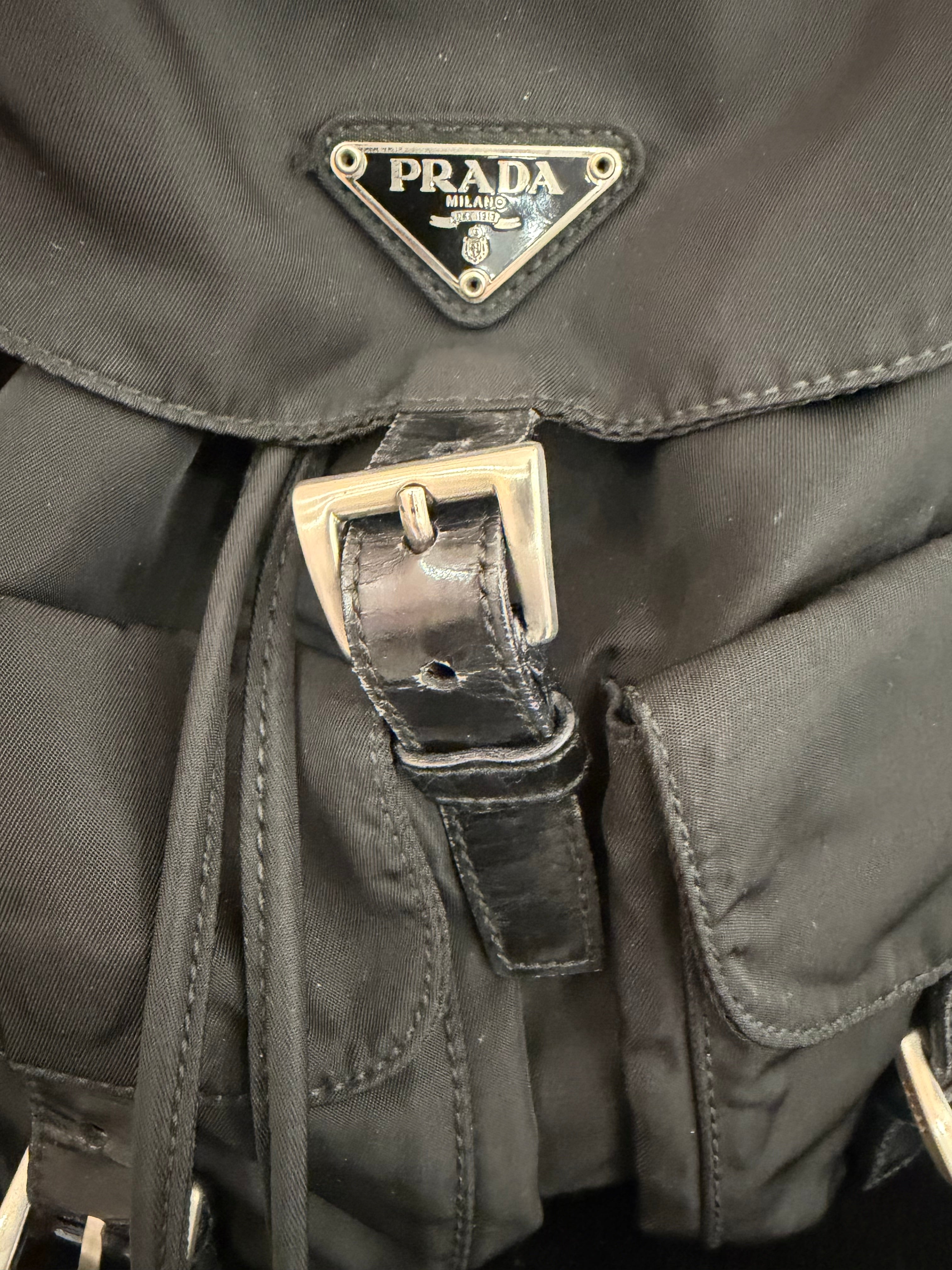 Zaino Prada nero nylon