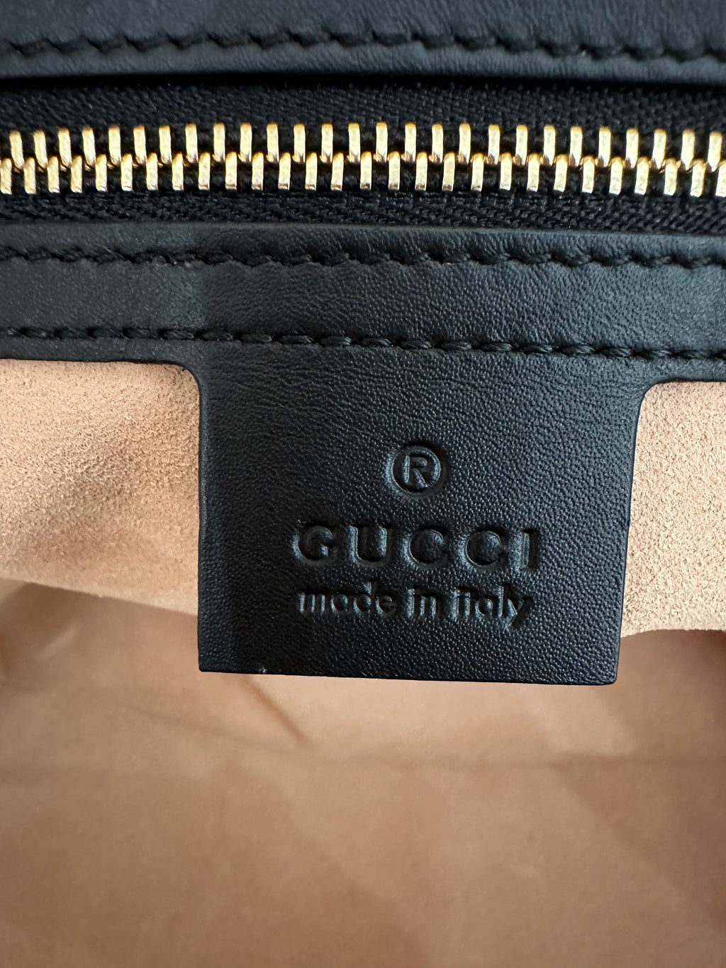 Borsa Gucci Ophidia medium black suede