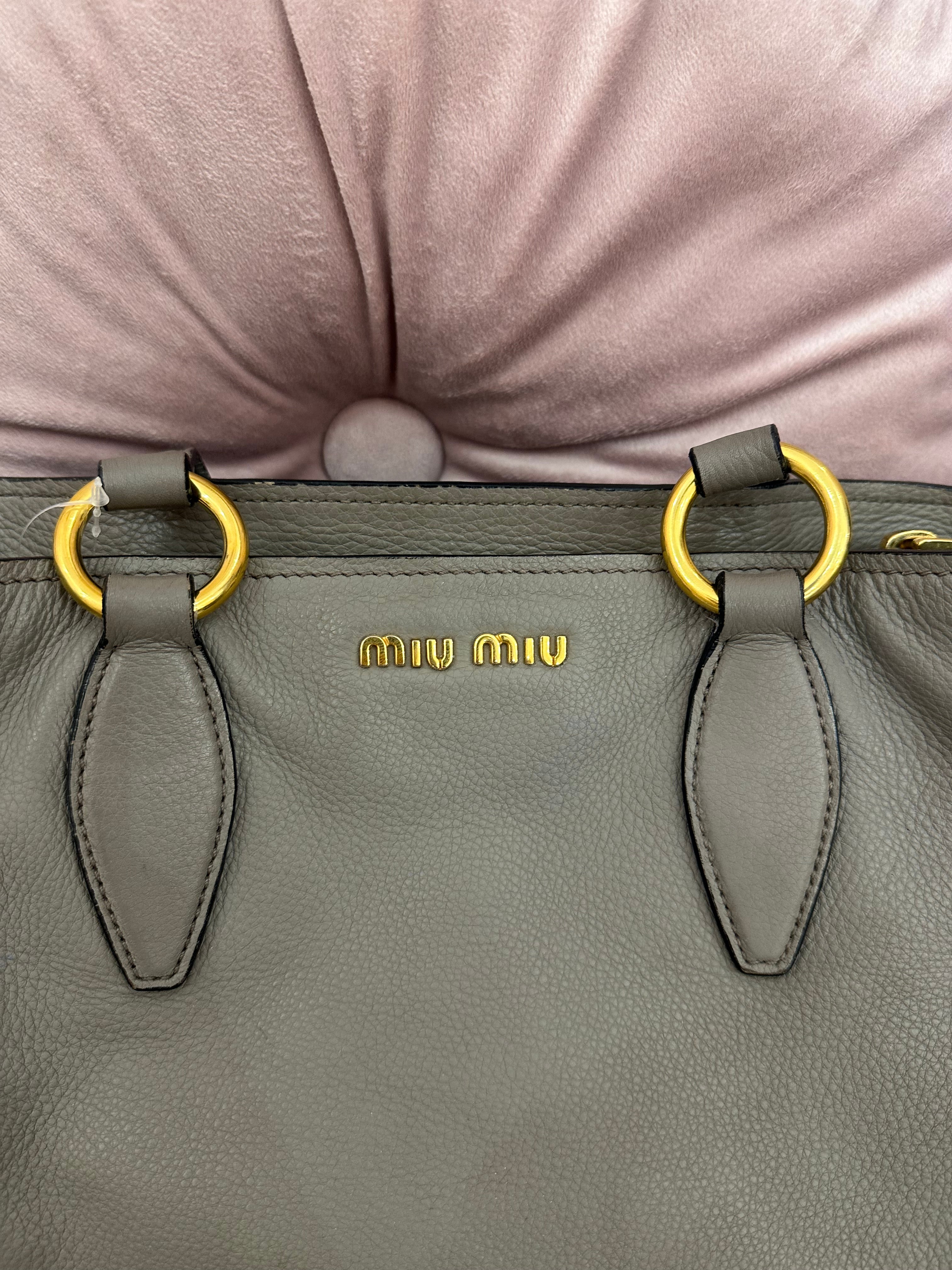 Borsa Miu Miu shopper tote