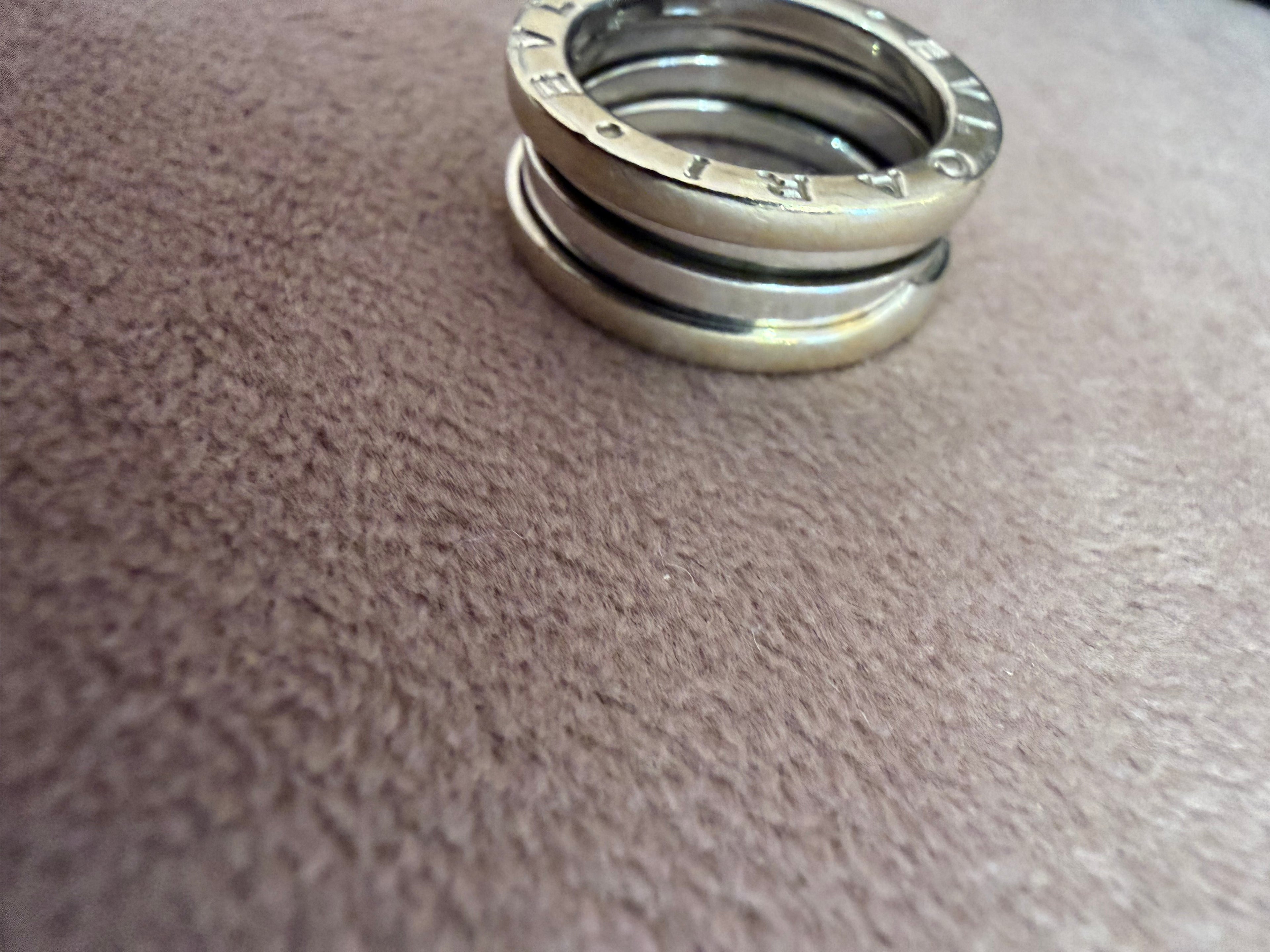 Anello B-zero oro bianco Bvlgari
