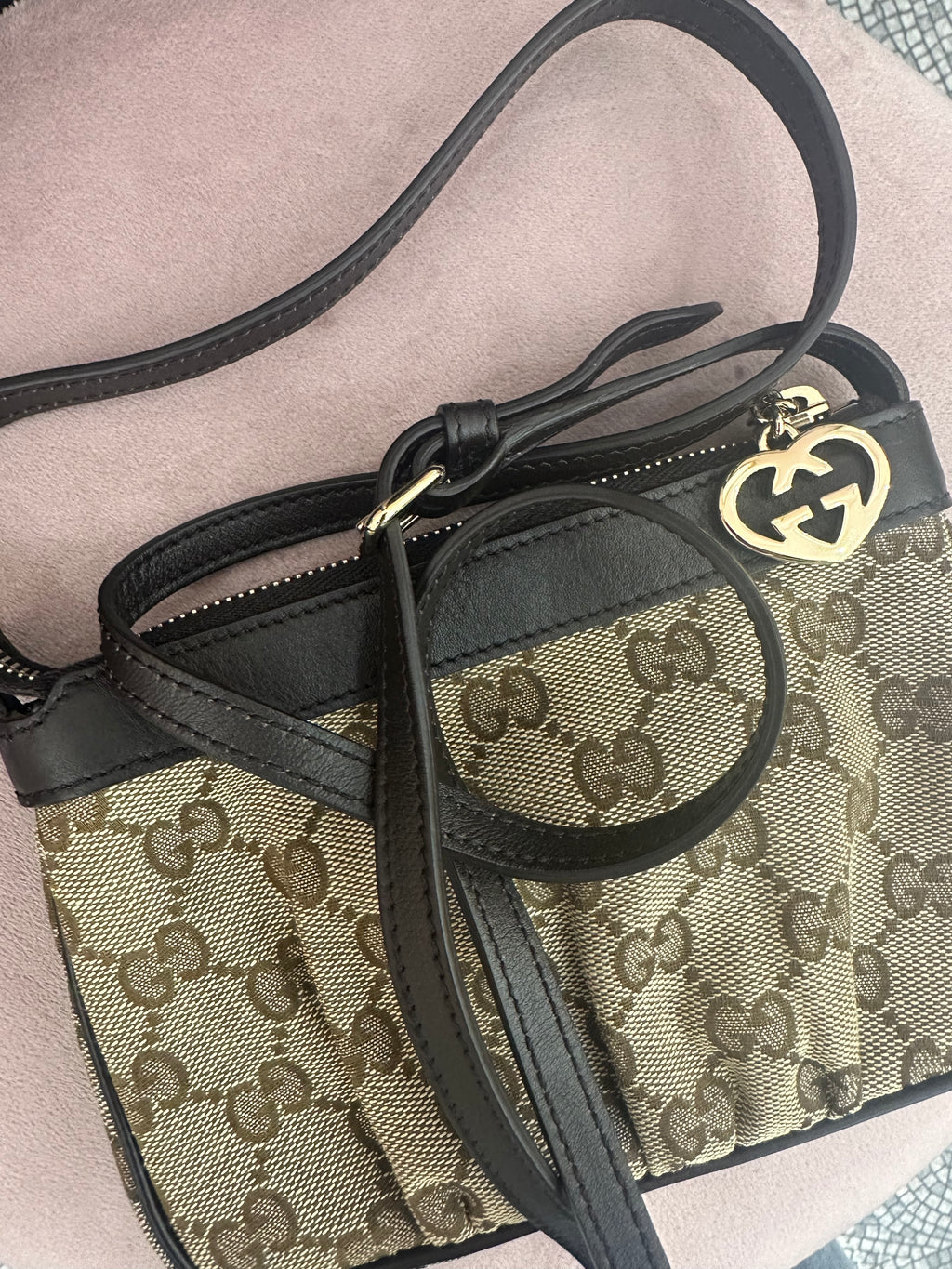 Borsa Gucci mini bag tracolla cuore