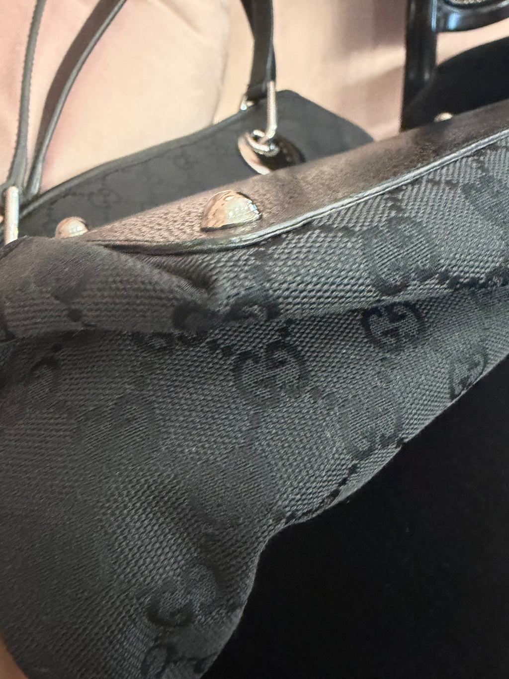 Borsa Gucci eclipse vertical nera big size
