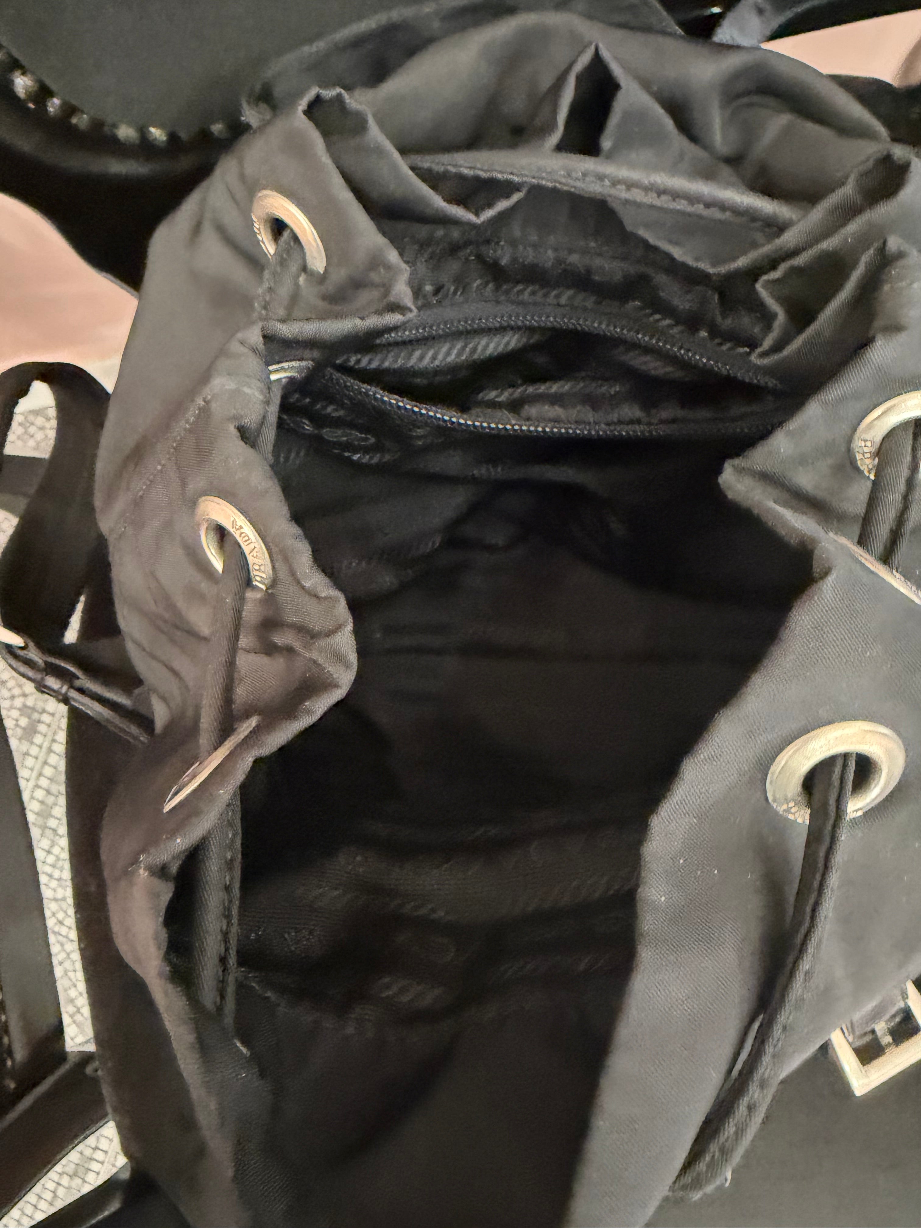 Zaino Prada nero nylon