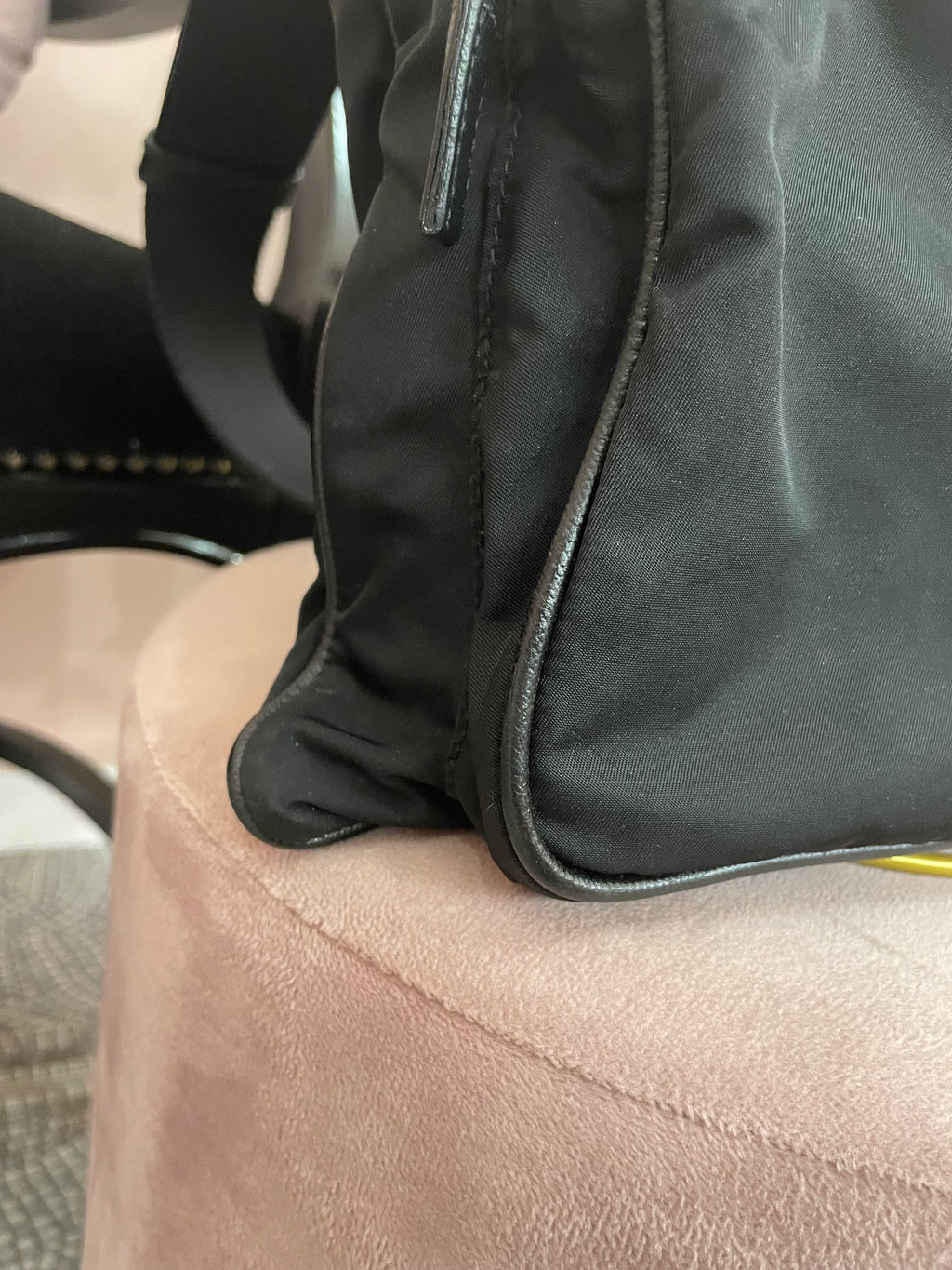 Borsa Tracolla Prada uomo tela nylon nera