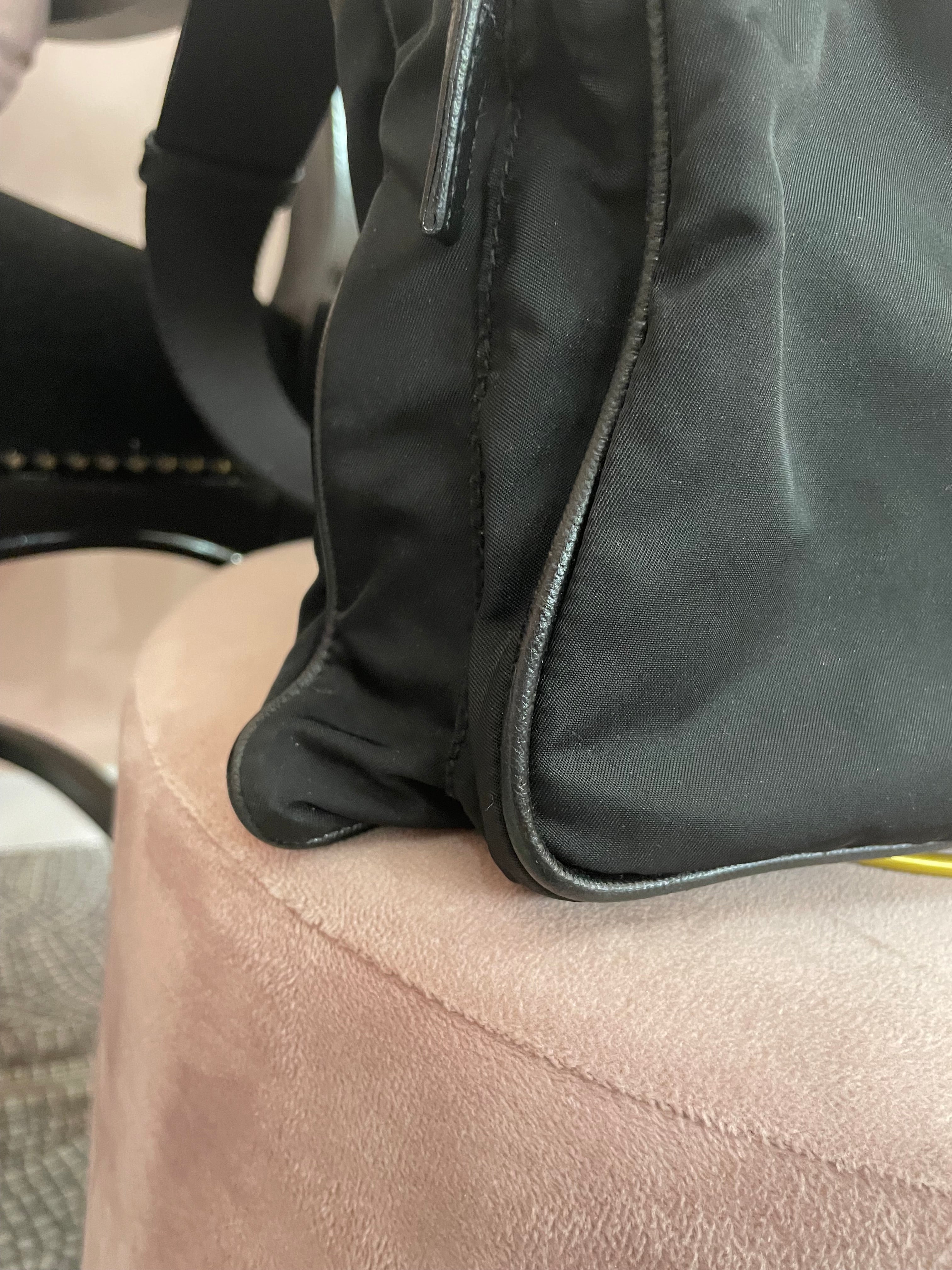 Borsa Tracolla Prada uomo tela nylon nera