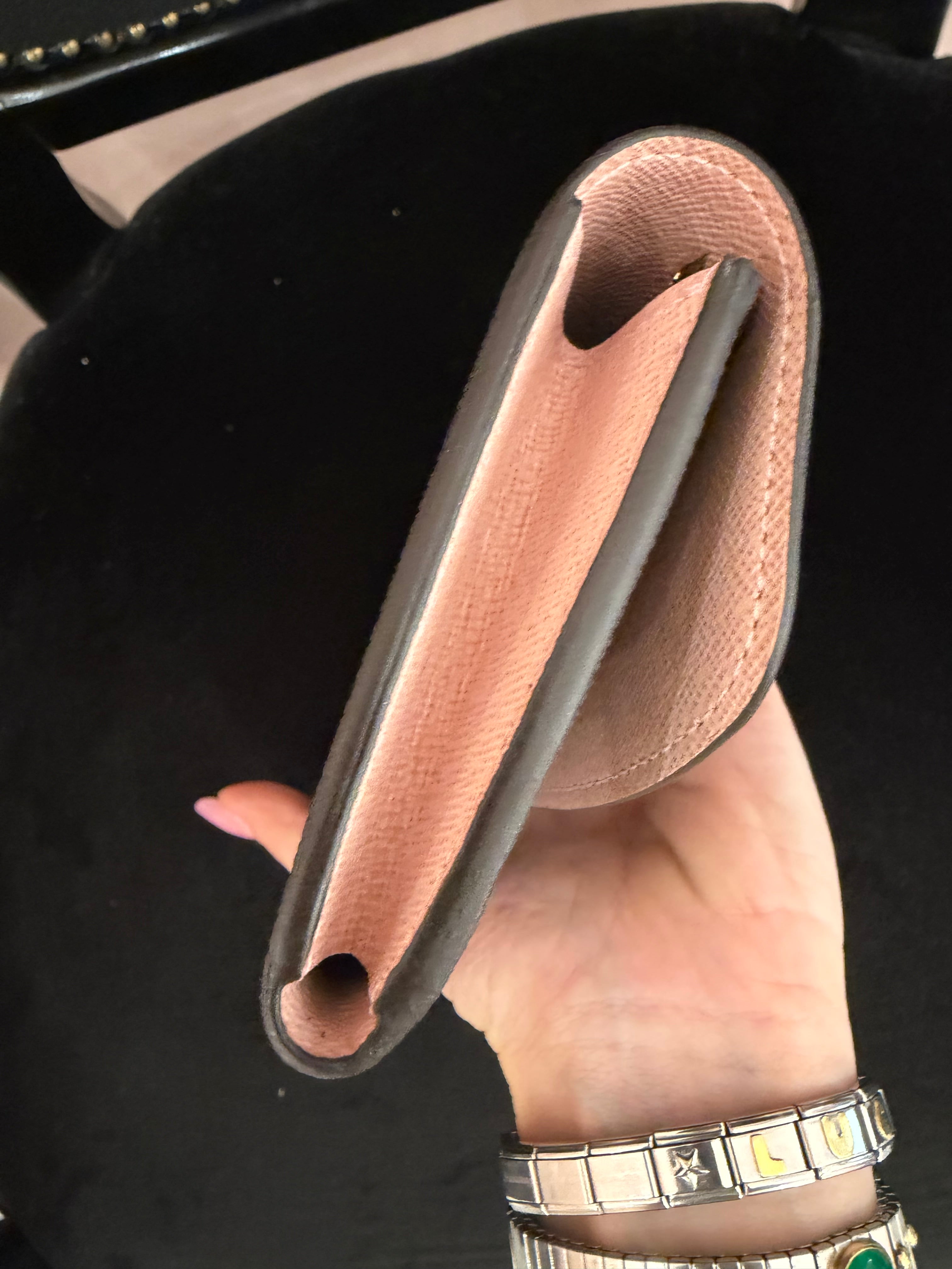 Portafoglio Louis Vuitton Emile rosa