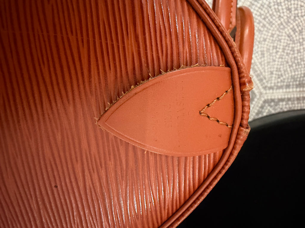 Borsa Louis Vuitton Speedy 30 pelle epi marrone