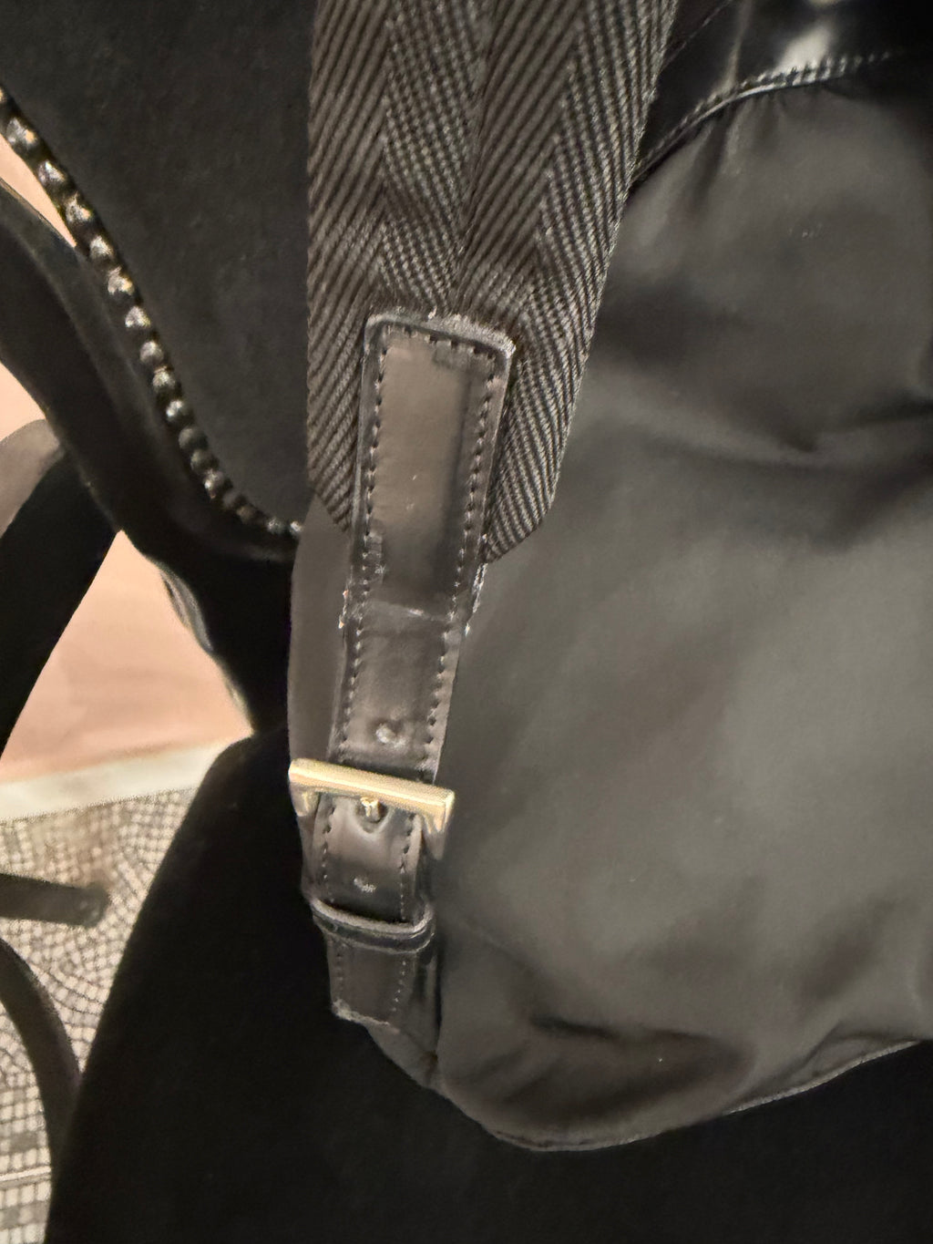 Zaino Prada nero nylon