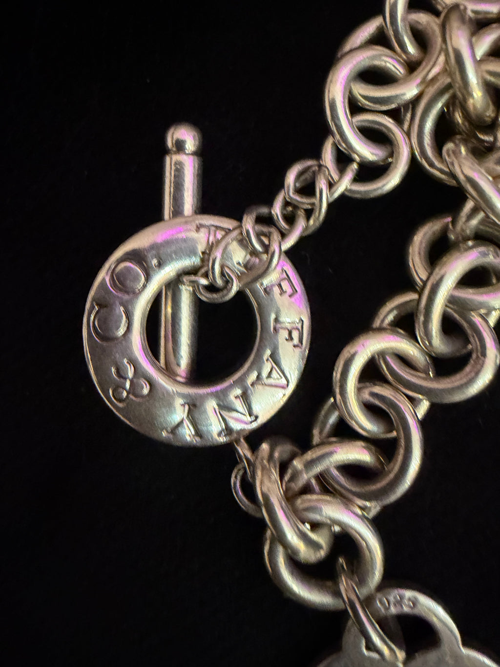 Collana Tiffany heart tag toggle