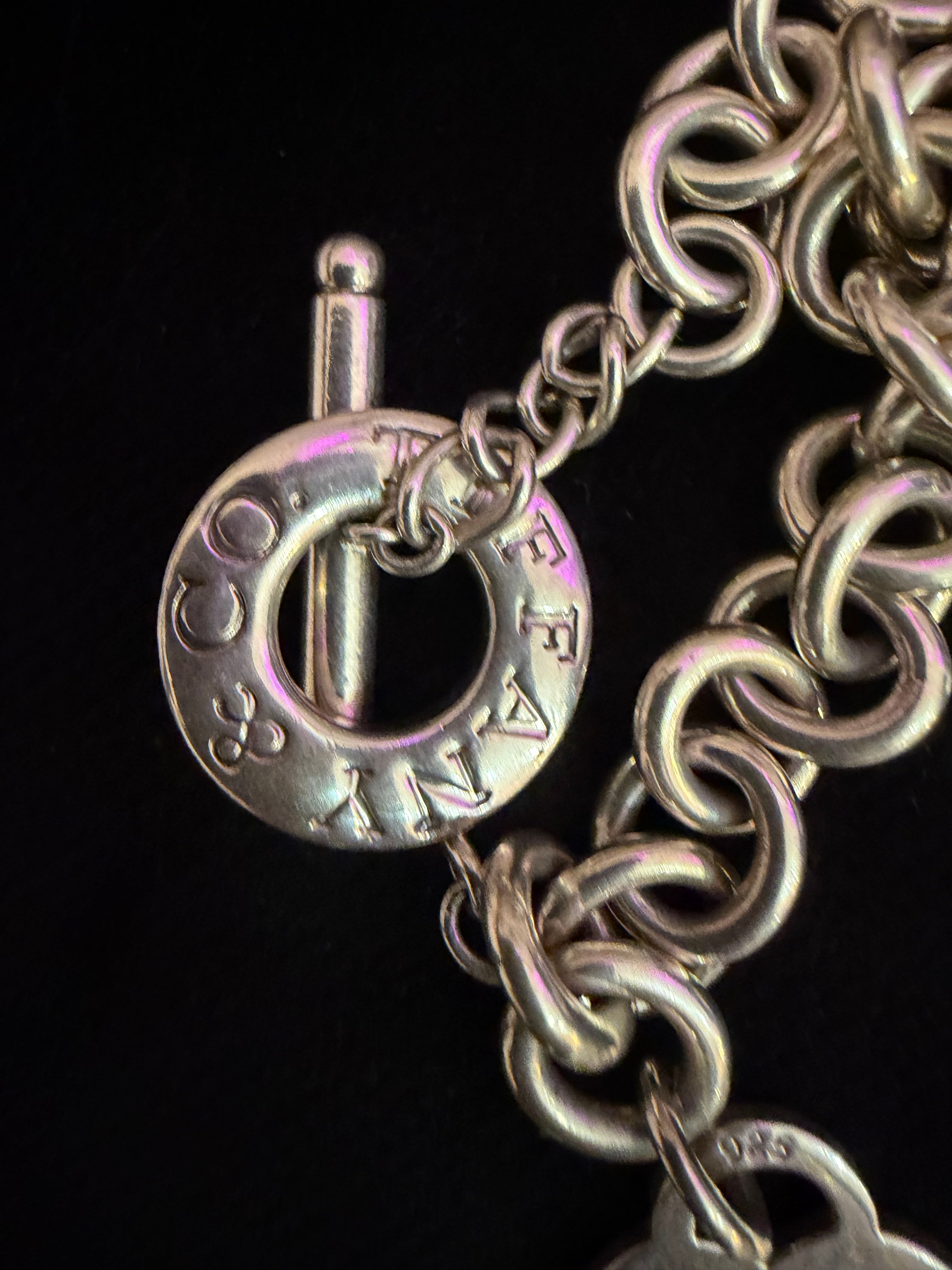 Collana Tiffany heart tag toggle