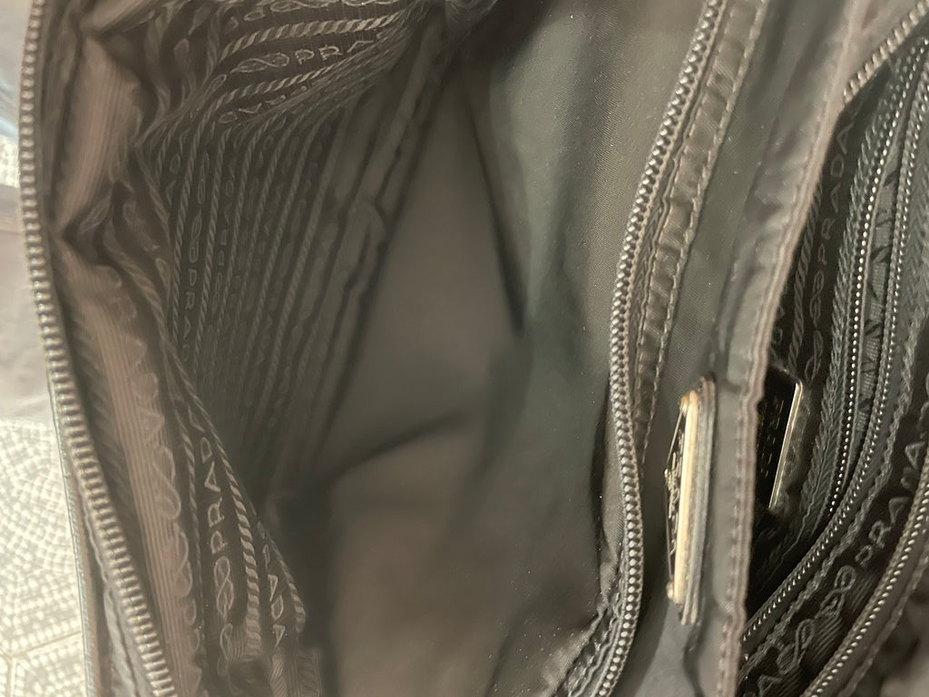 Borsa Tracolla Prada uomo tela nylon nera
