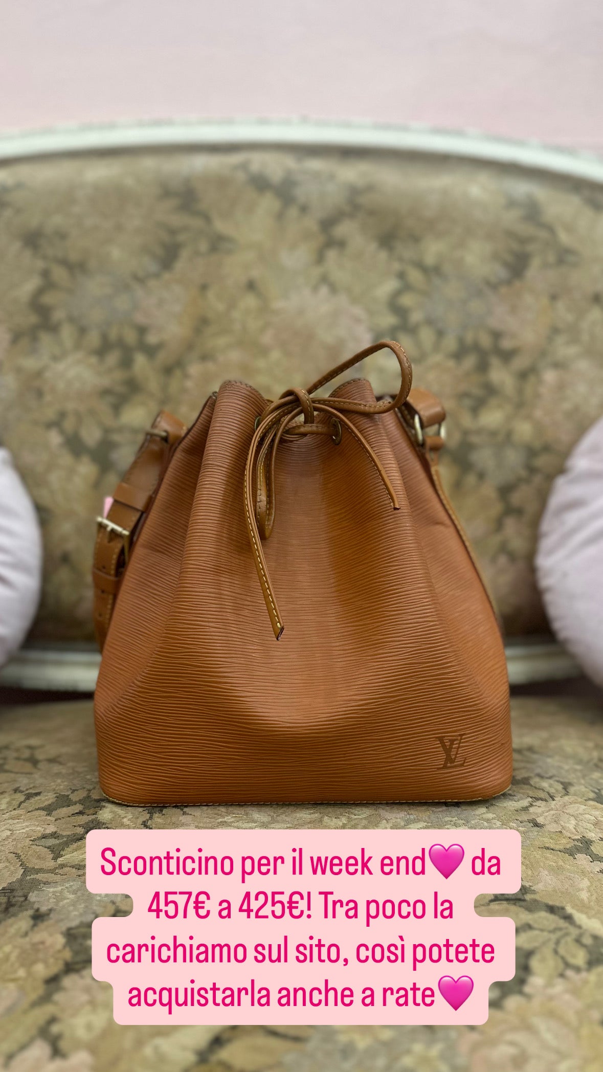 Borsa Louis Vuitton Noè pelle epi vintage