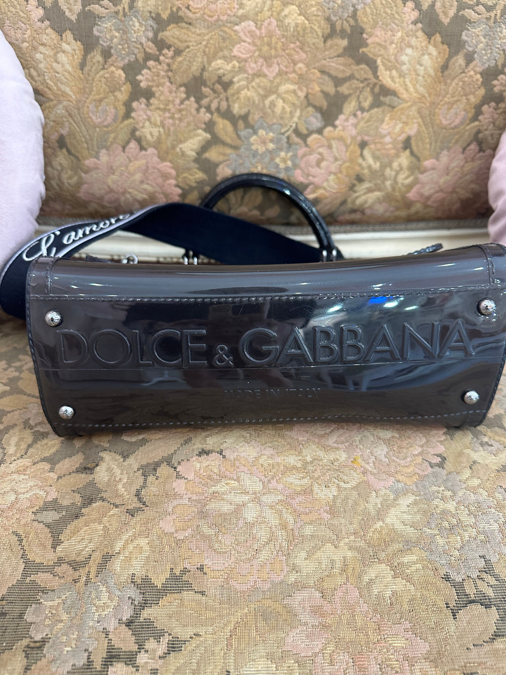 Borsa Miss Sicily Dolce e Gabbana grigia