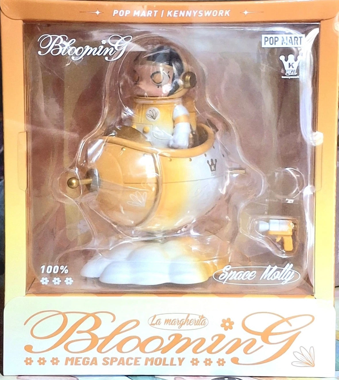 Labubu Molly Blooming Margherita gialla, lim. Edition Italia