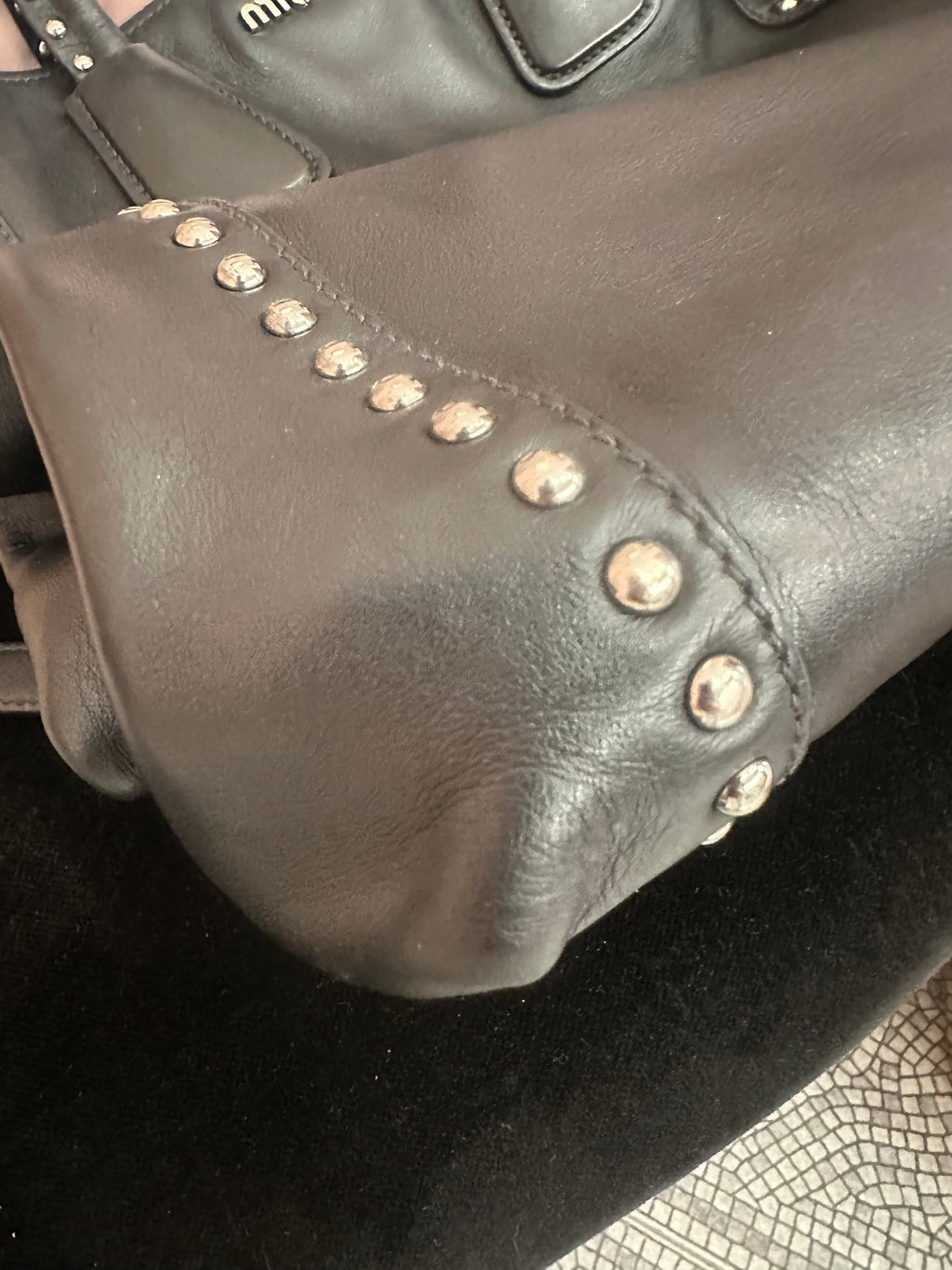 Miu Miu shopper rock