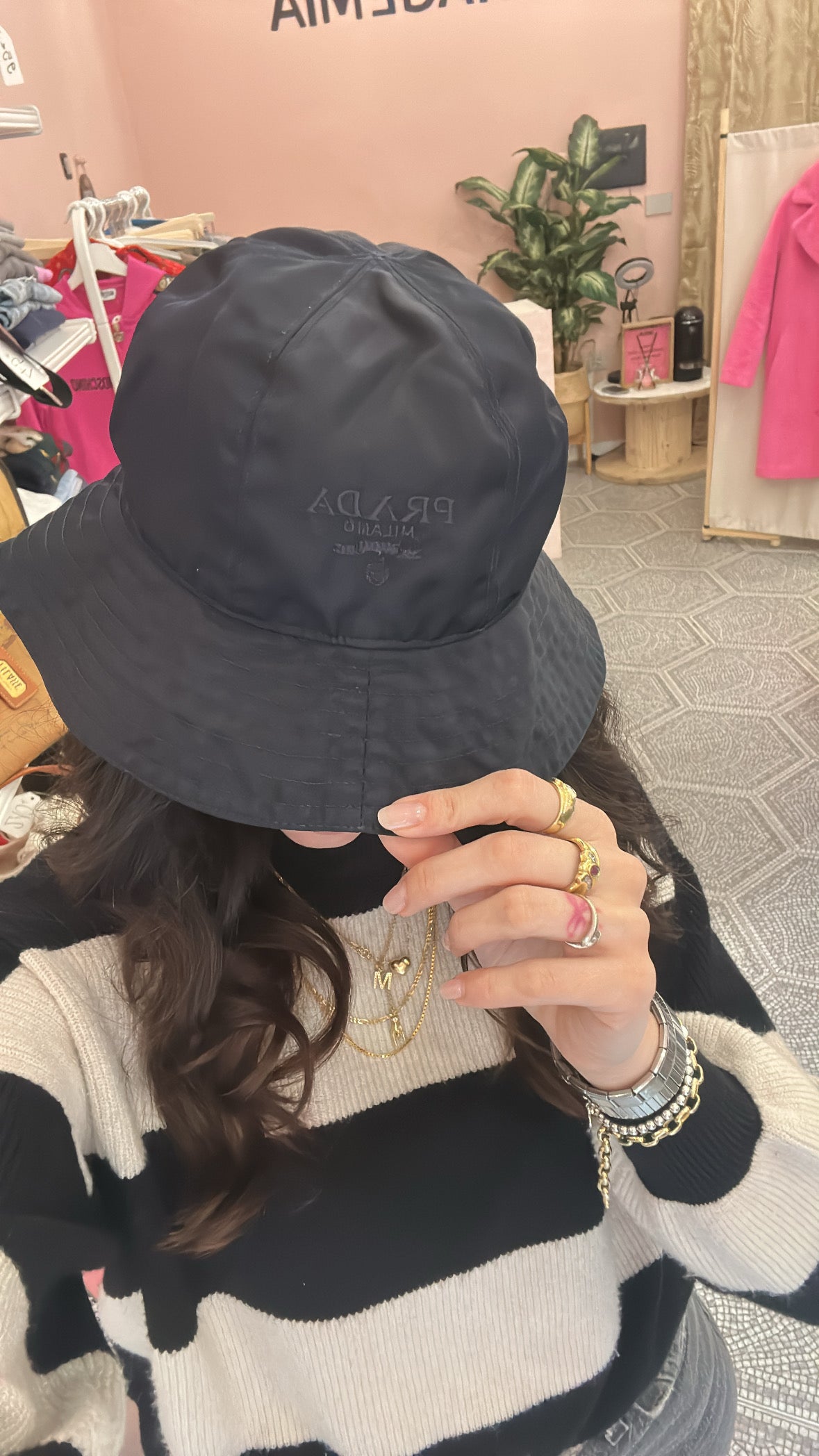 Cappello Prada pescatore