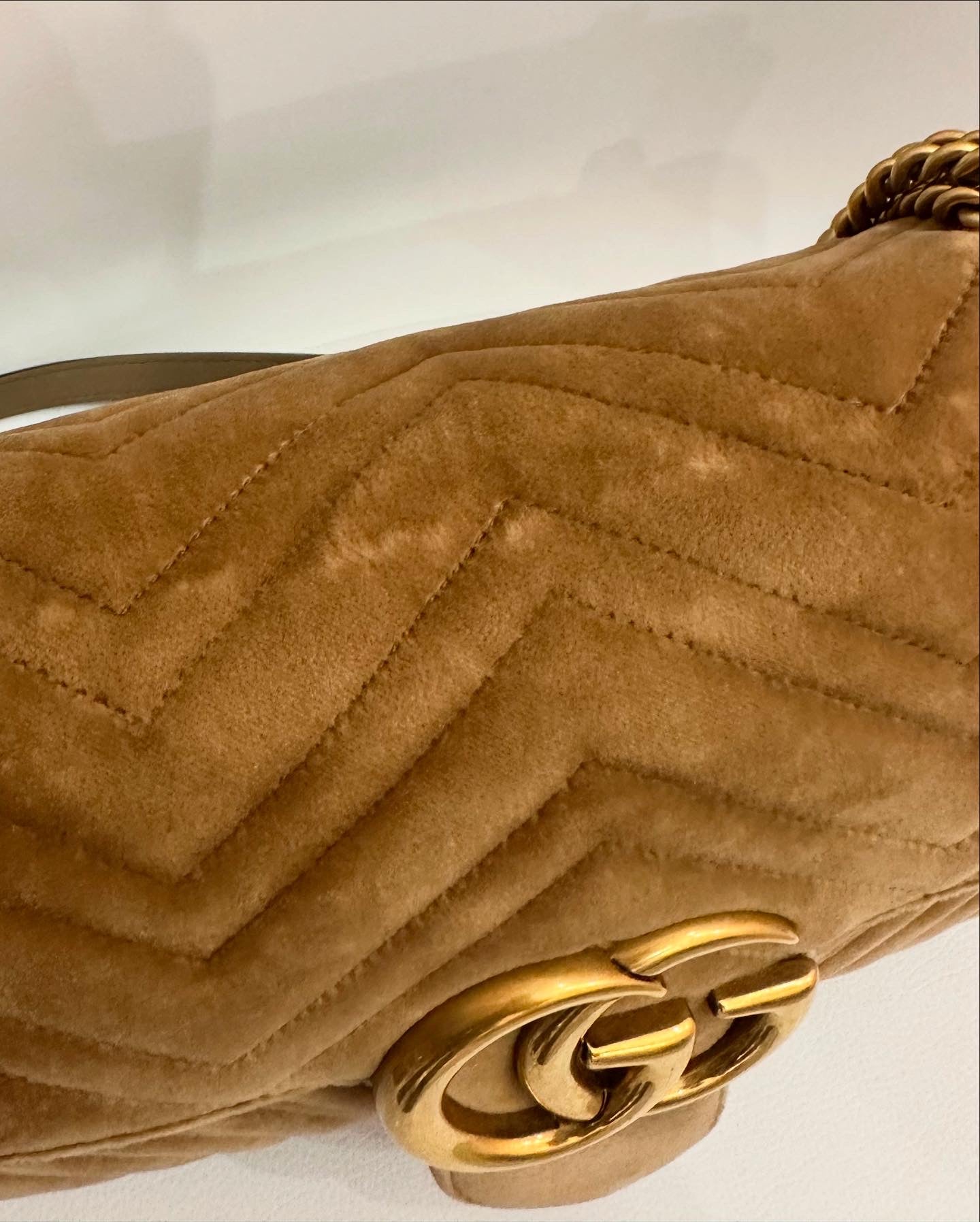 Borsa Gucci Marmont big size velluto