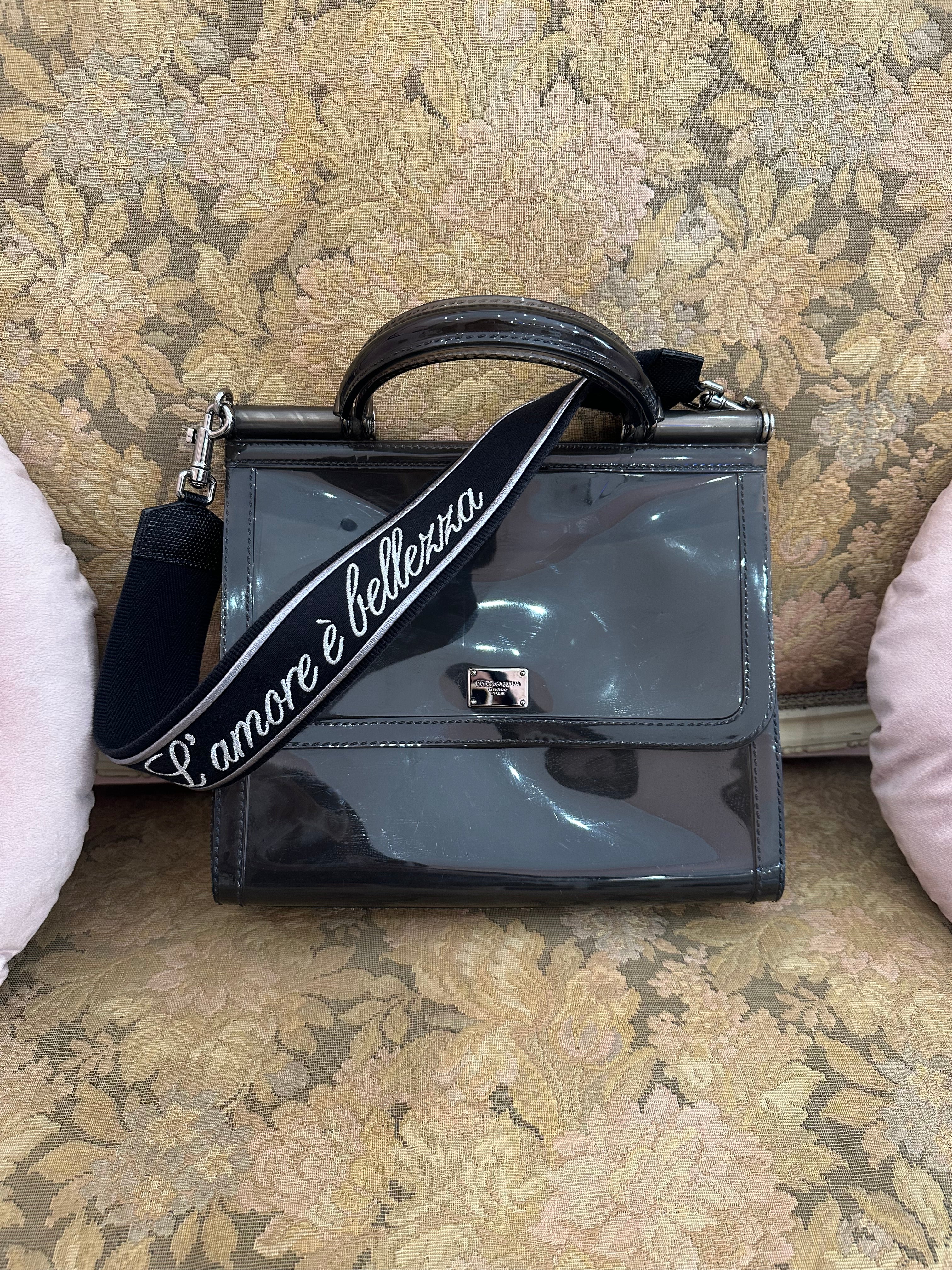 Borsa Miss Sicily Dolce e Gabbana grigia