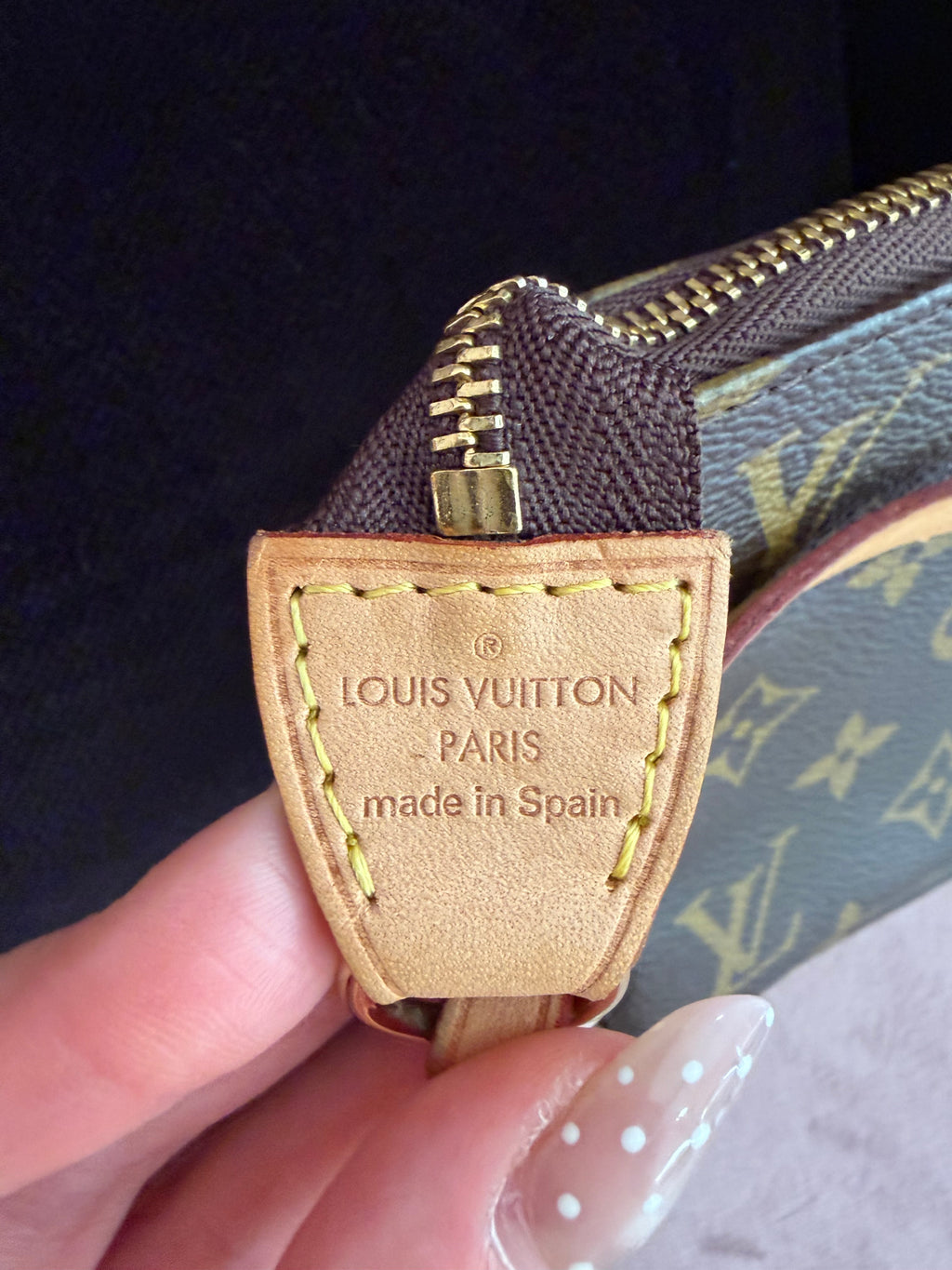 Borsa Louis Vuitton Pochette accessoires NM monogram