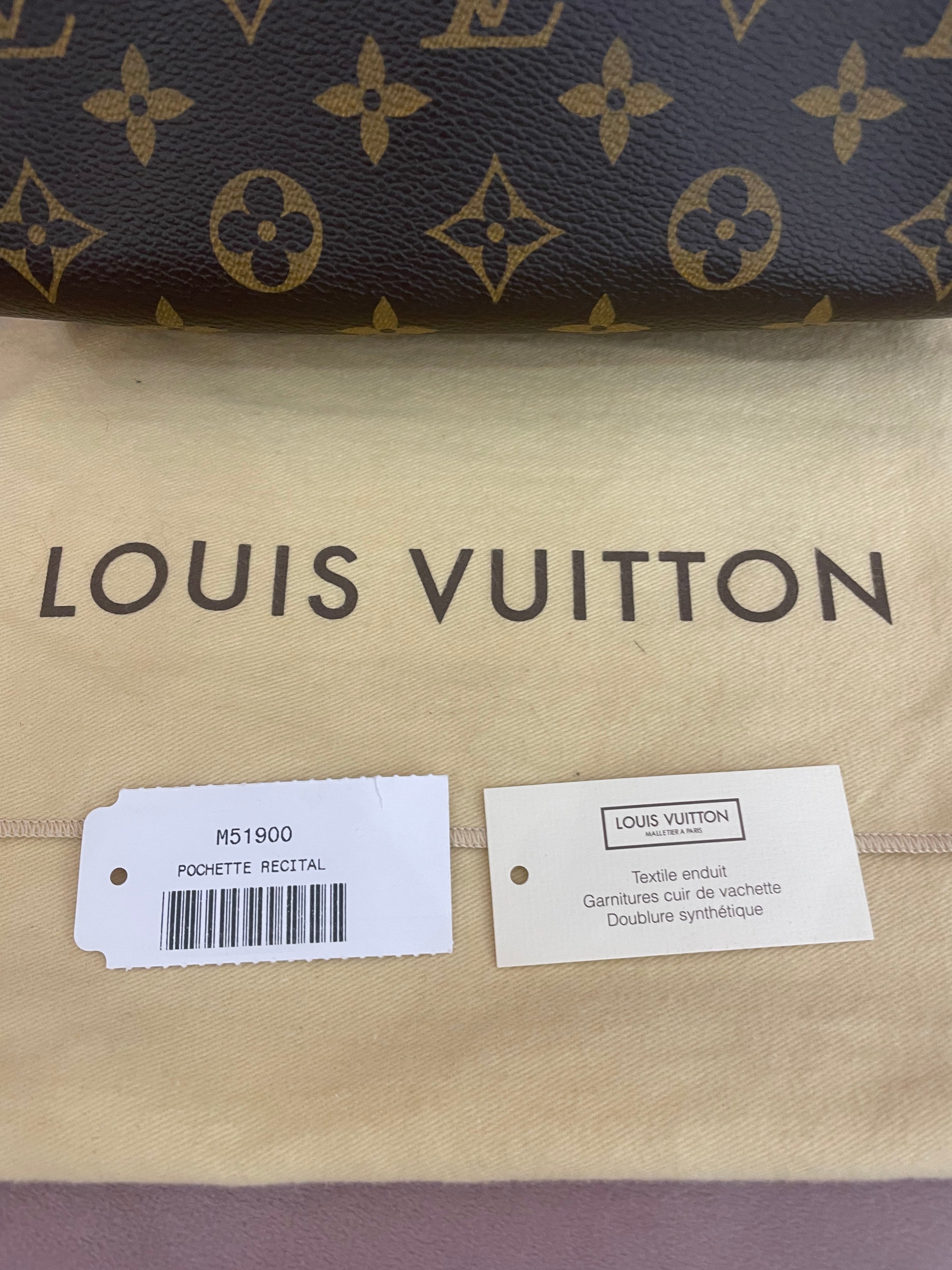 Borsa Louis Vuitton pochette Recital