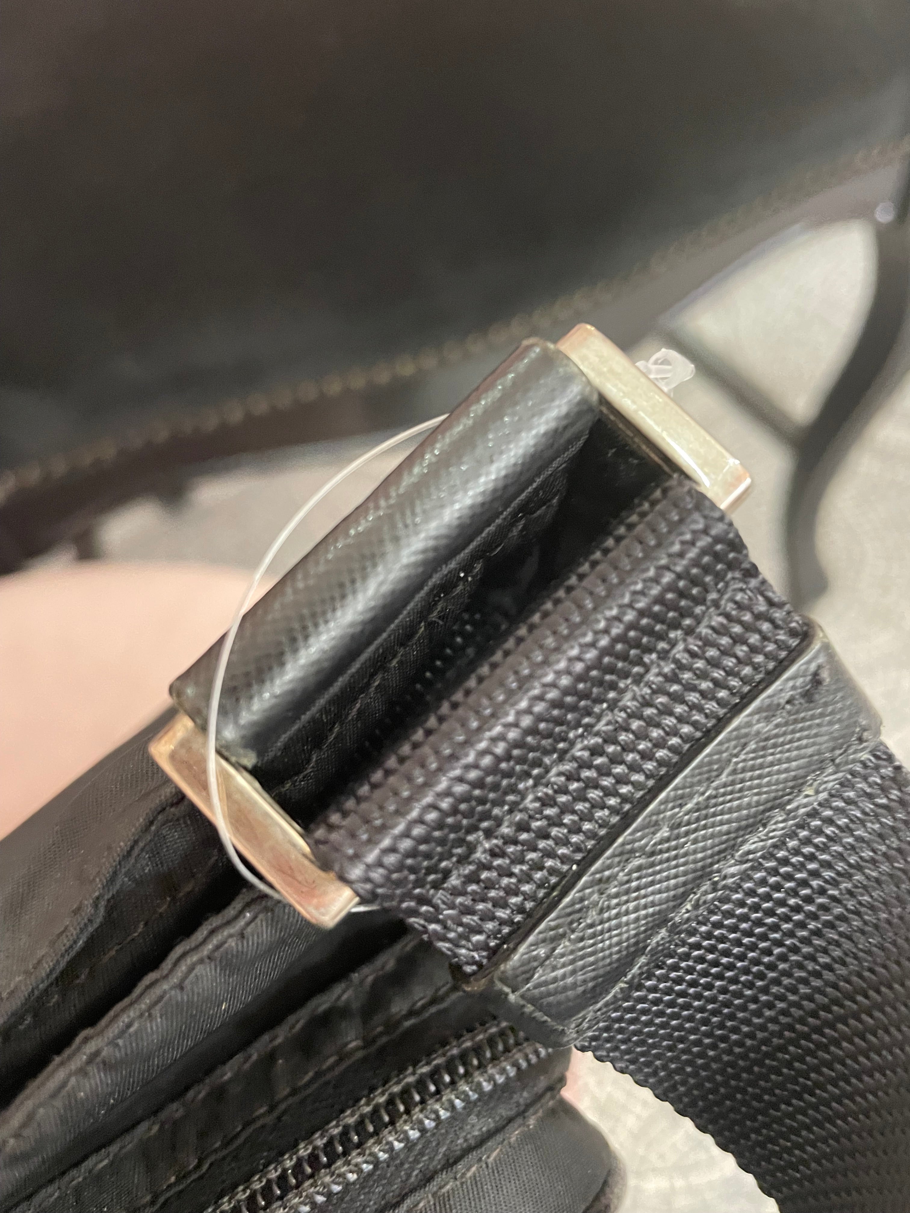Borsa Tracolla Prada uomo tela nylon nera