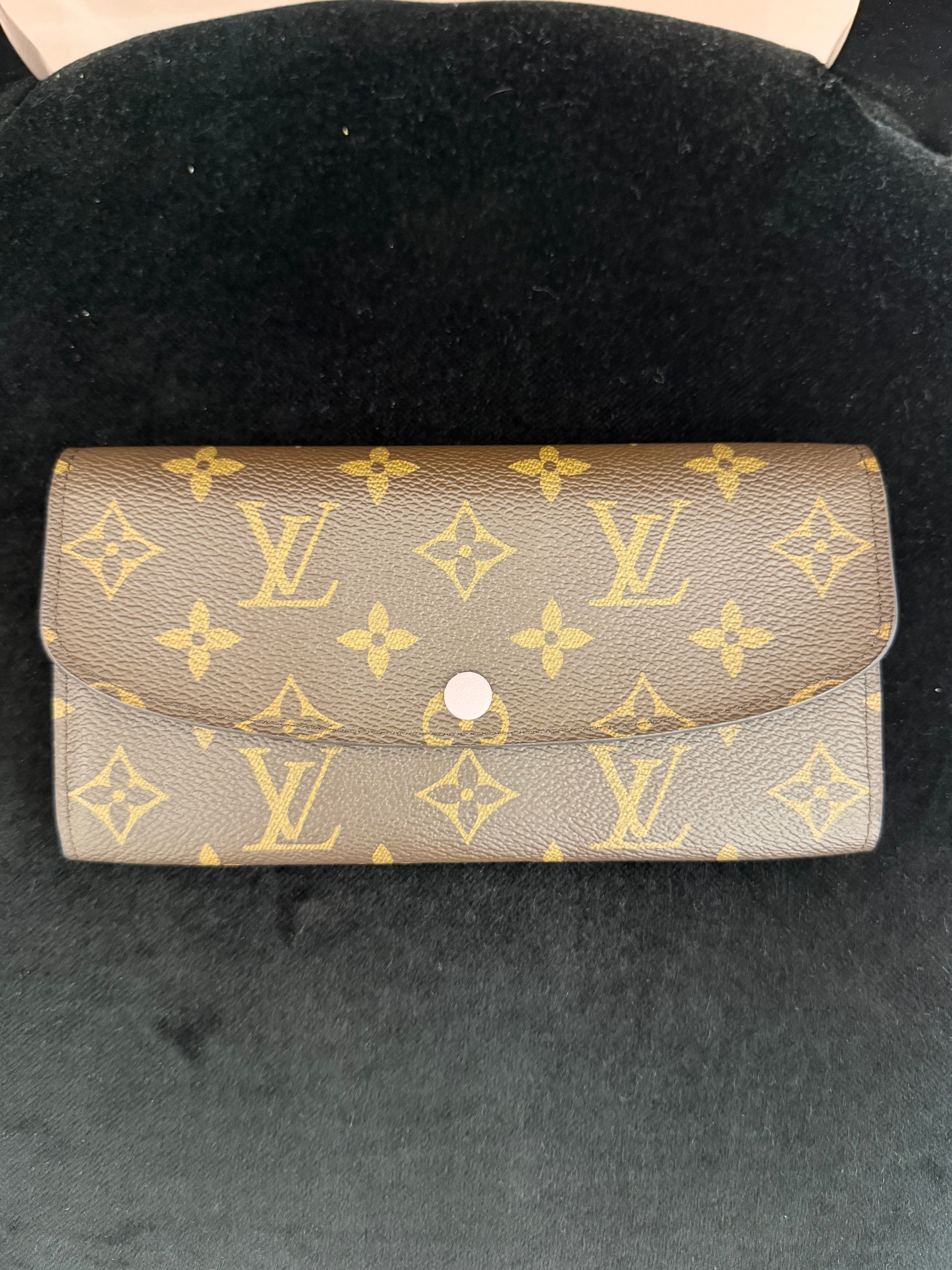 Portafoglio Louis Vuitton Emile rosa