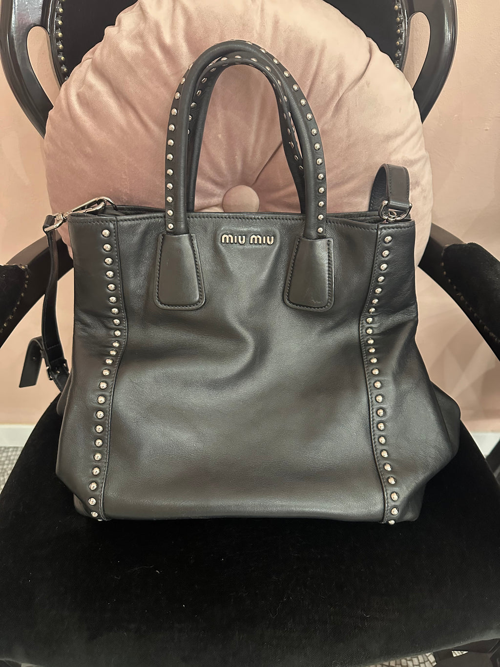 Miu Miu shopper rock