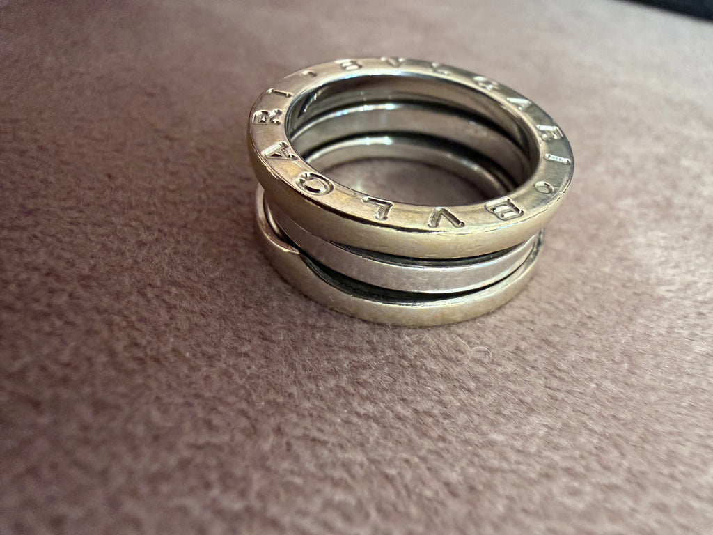 Anello B-zero oro bianco Bvlgari