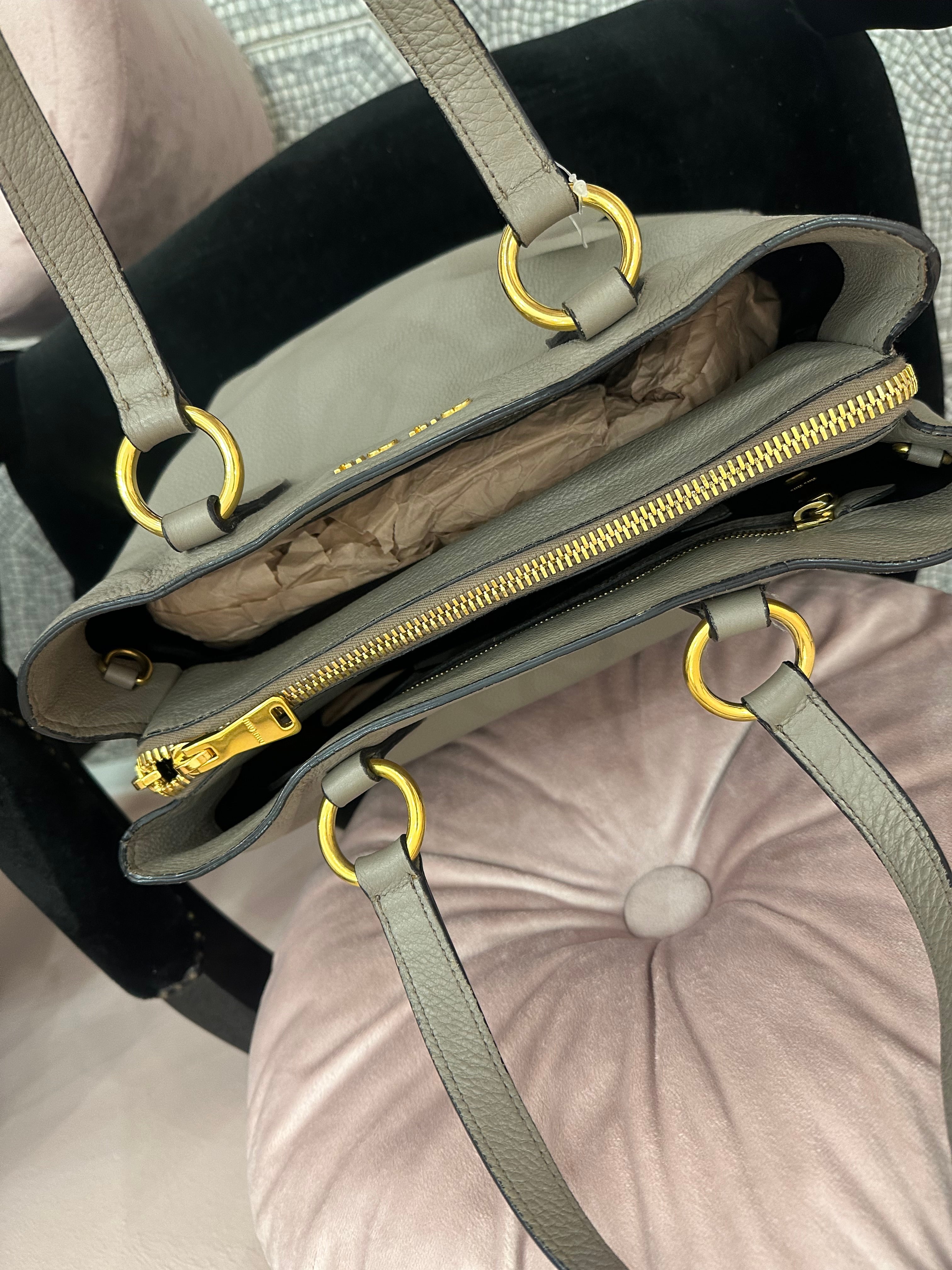 Borsa Miu Miu shopper tote