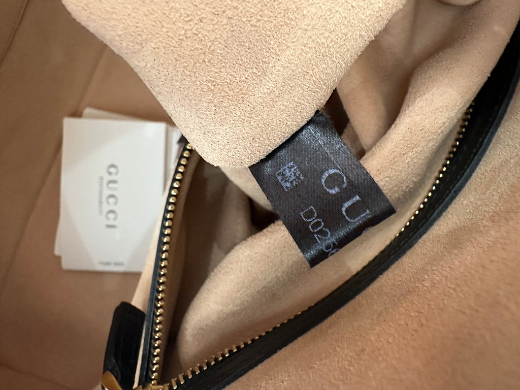 Borsa Gucci Ophidia medium black suede