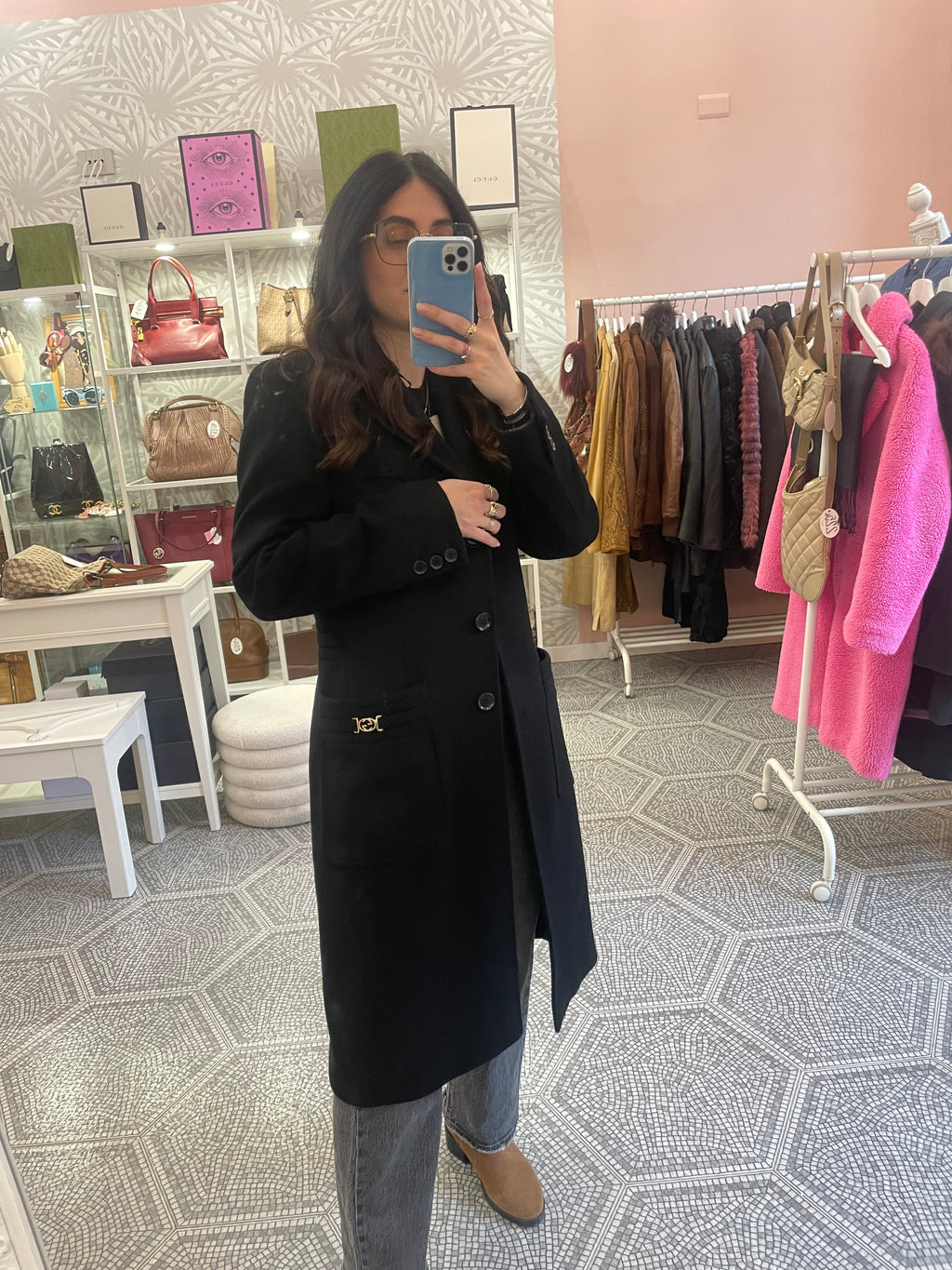 Cappotto Gucci interlocking