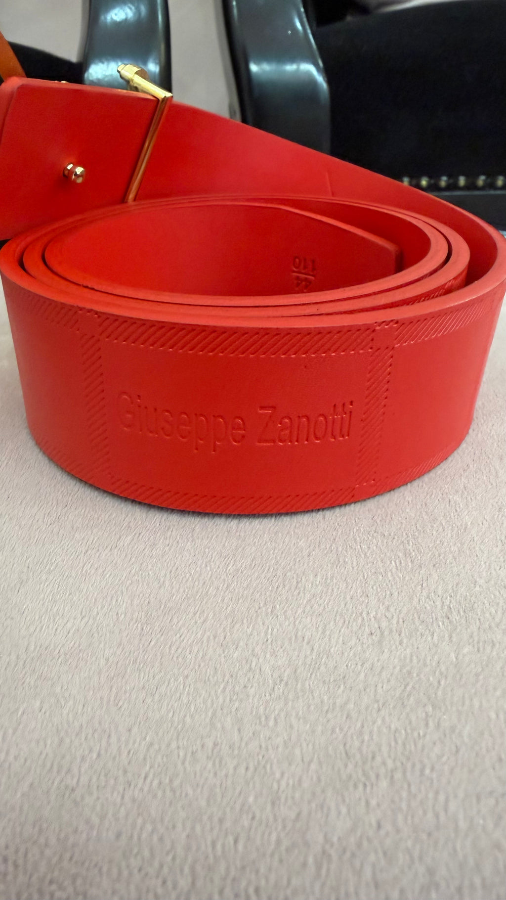 Cintura Giuseppe Zanotti rossa