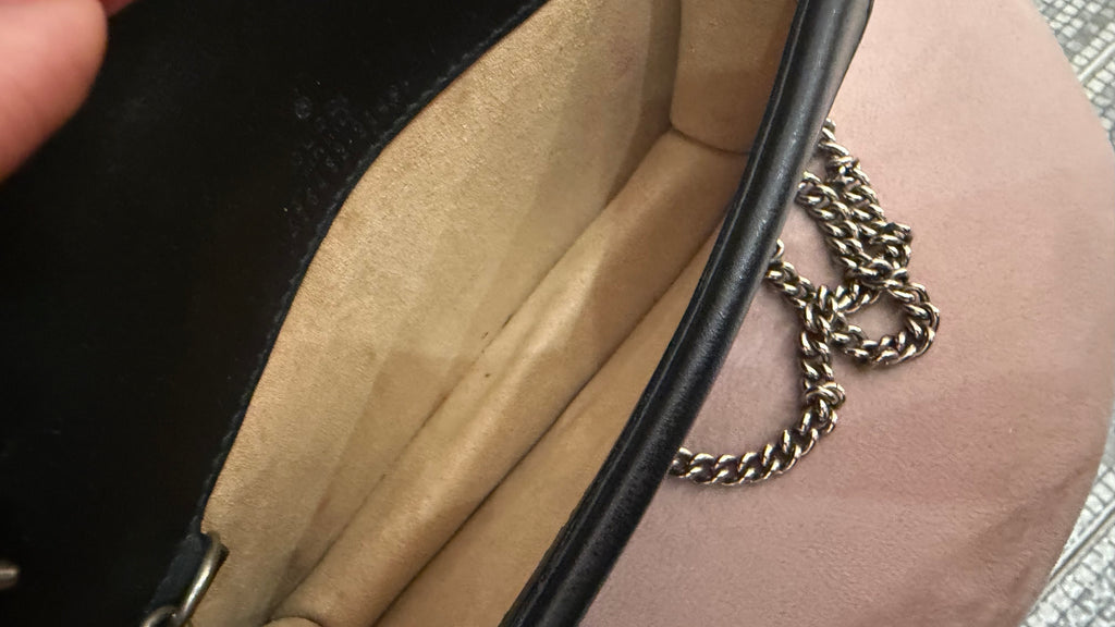 Borsa Gucci Dionysus mini suede nera